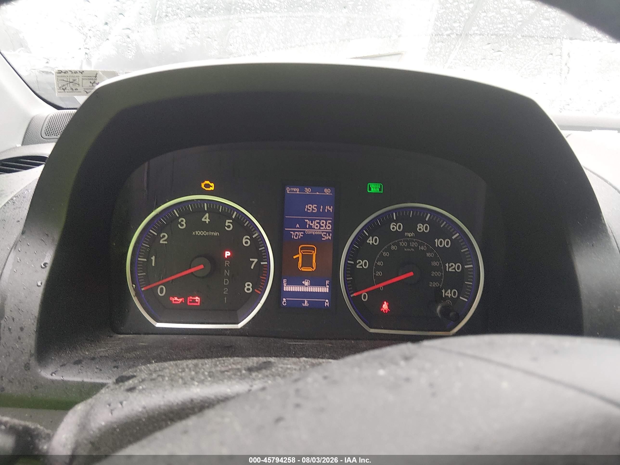 2011 Honda Cr-v Ex-l Black vin: JHLRE4H70BC020304