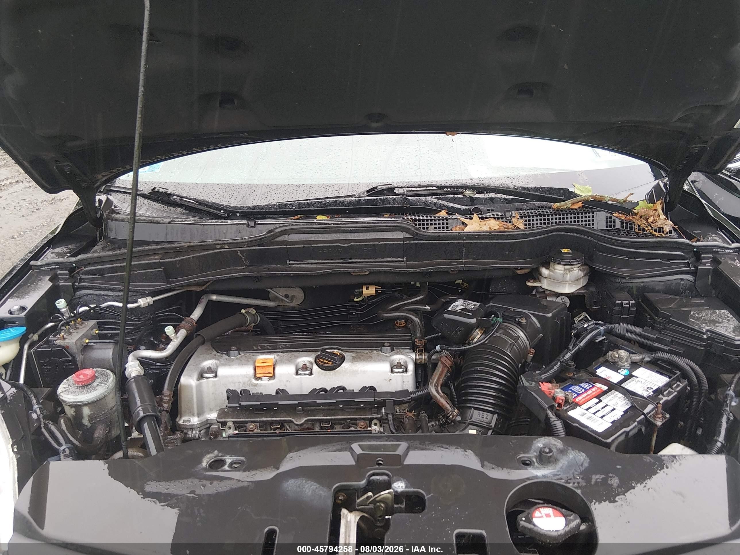 2011 Honda Cr-v Ex-l Black vin: JHLRE4H70BC020304