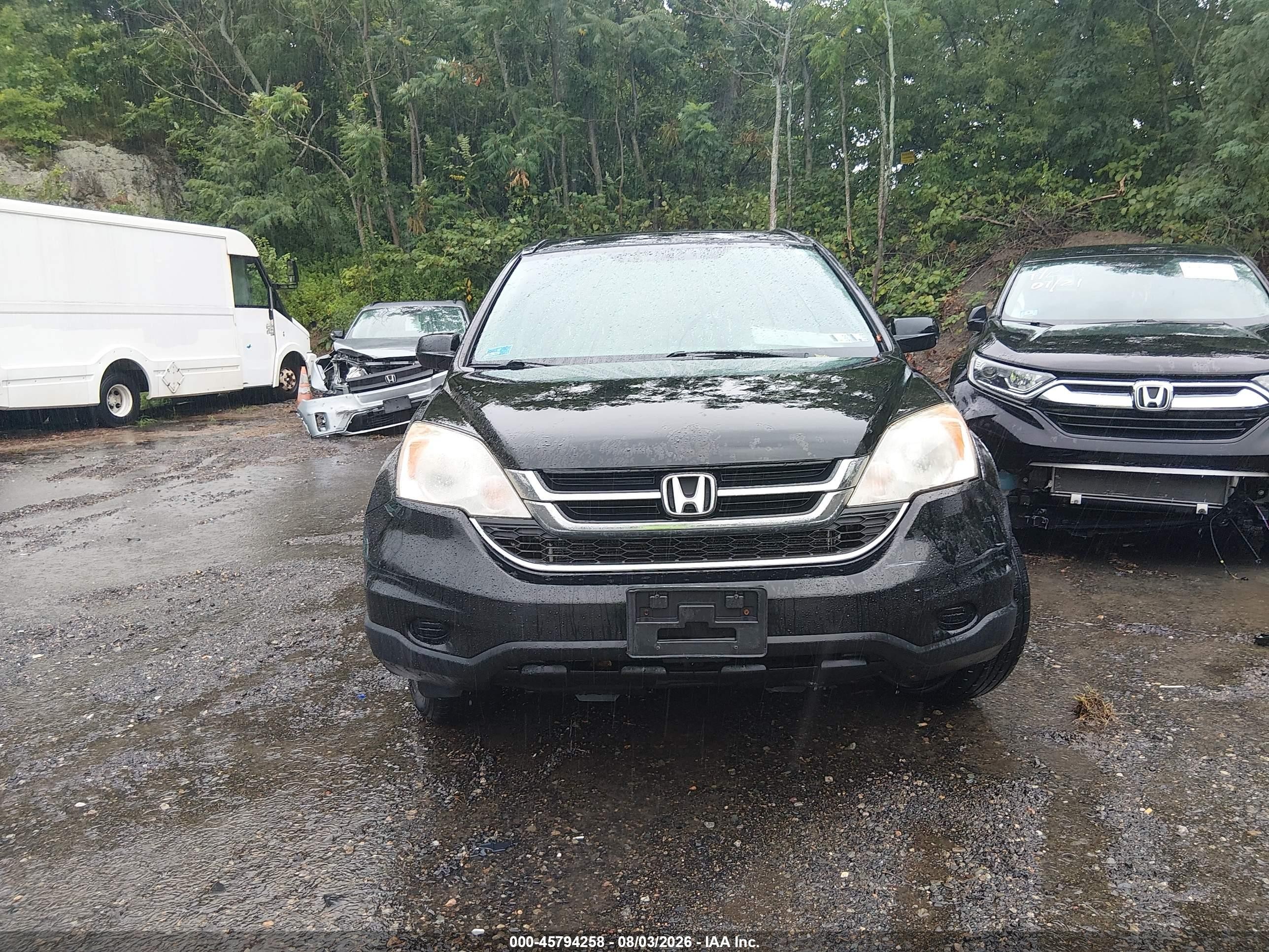 2011 Honda Cr-v Ex-l Black vin: JHLRE4H70BC020304