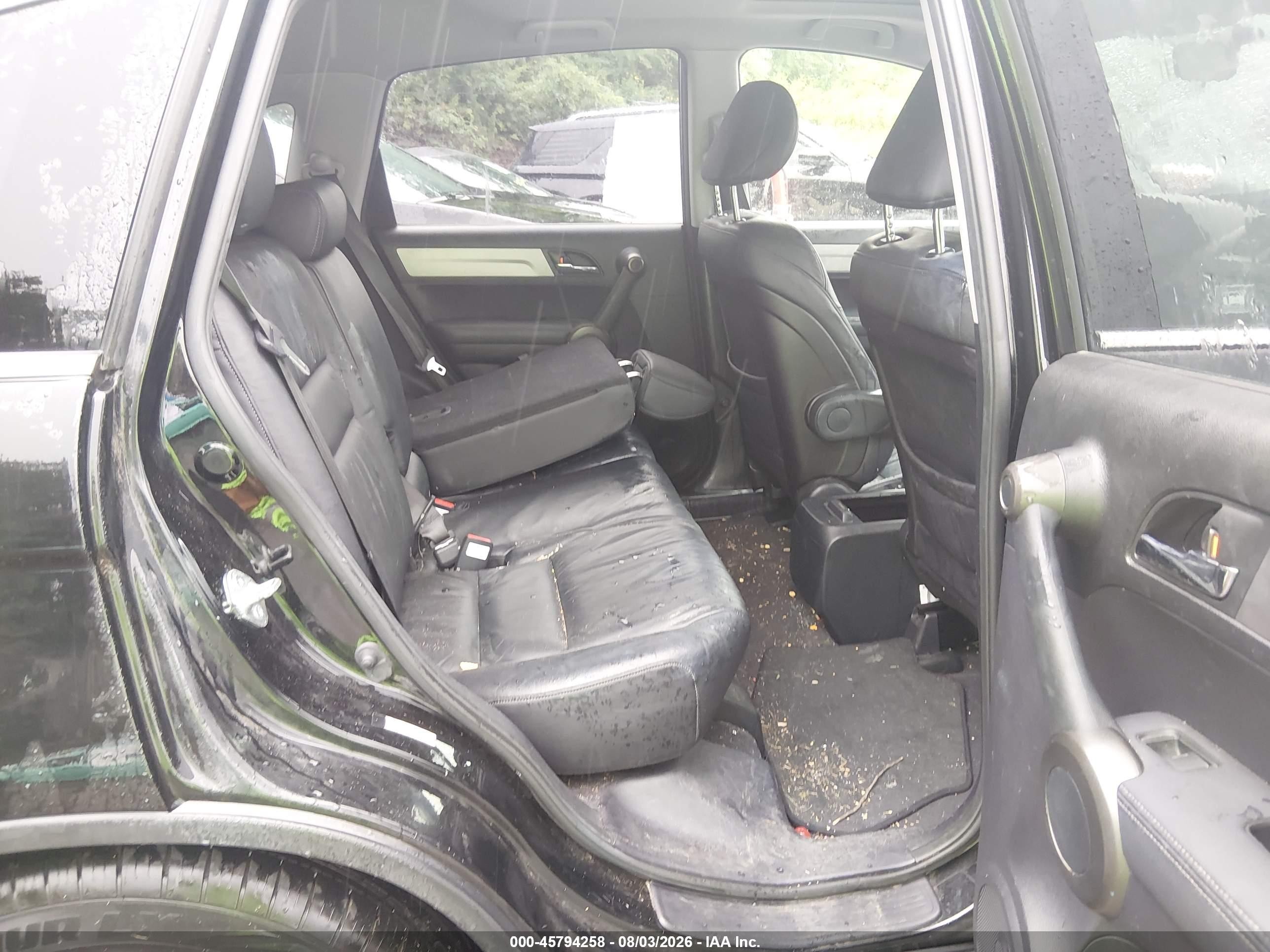2011 Honda Cr-v Ex-l Black vin: JHLRE4H70BC020304