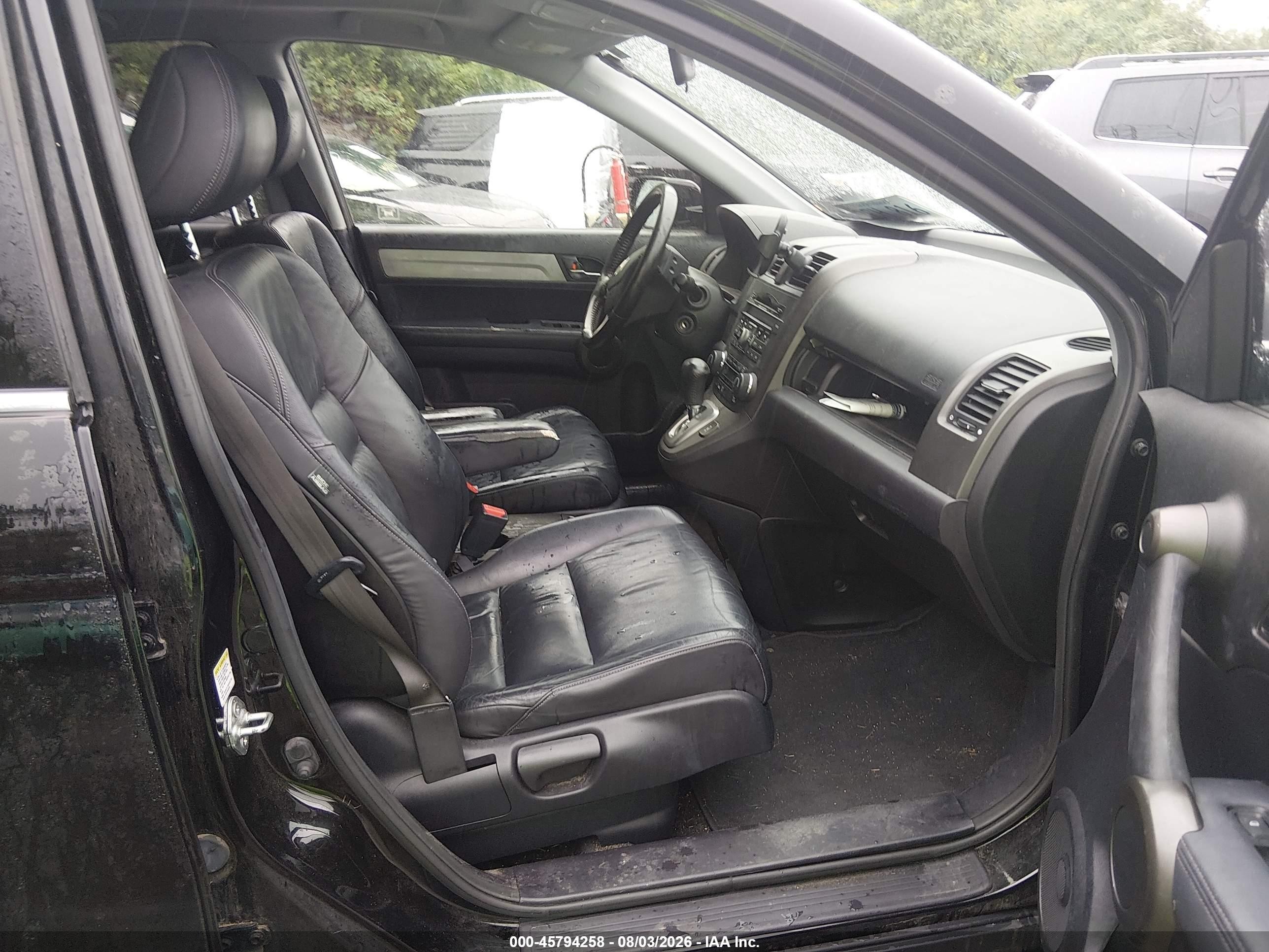 2011 Honda Cr-v Ex-l Black vin: JHLRE4H70BC020304