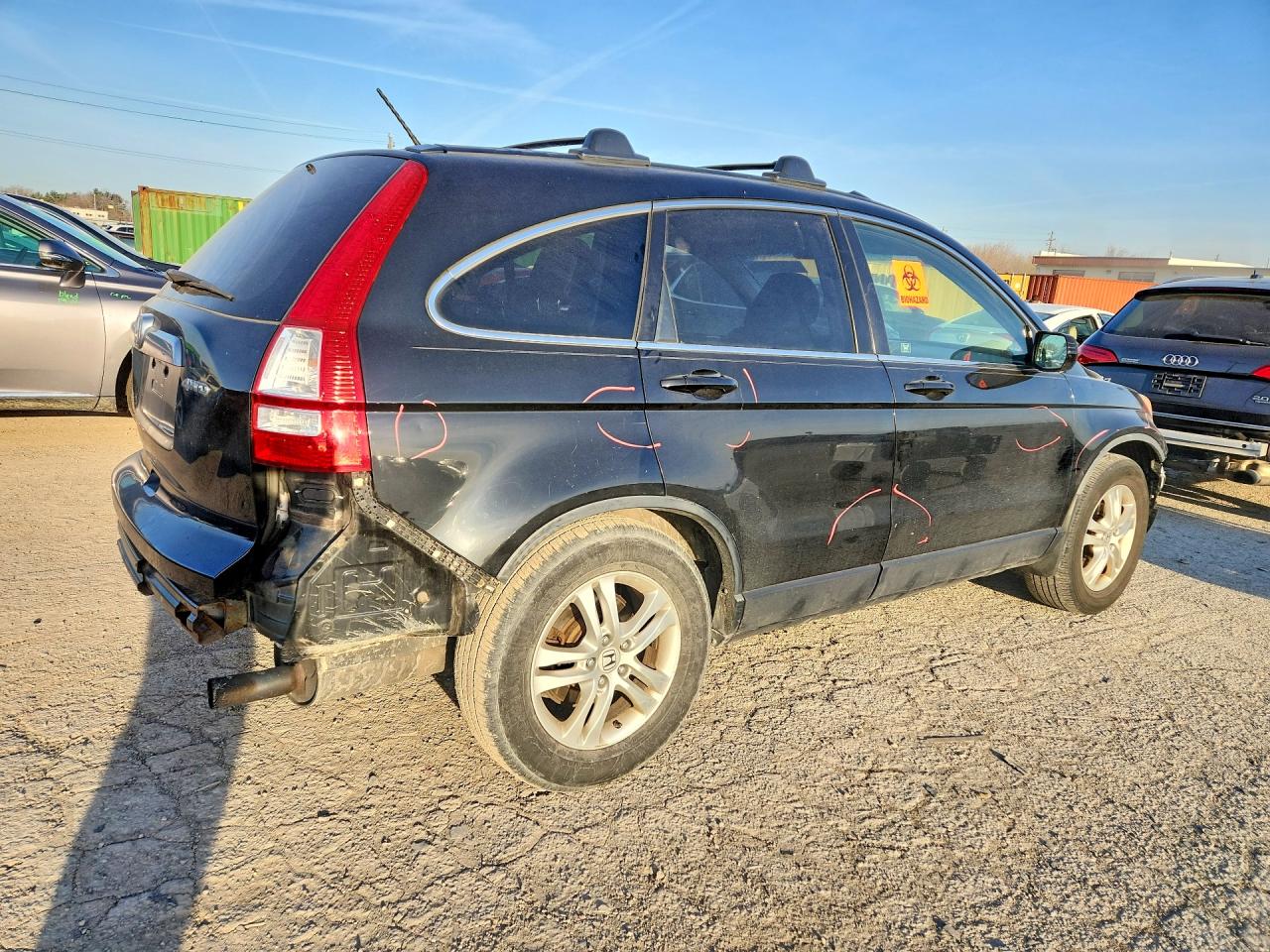 2011 Honda Cr-v Exl Gray vin: JHLRE4H70BC020478