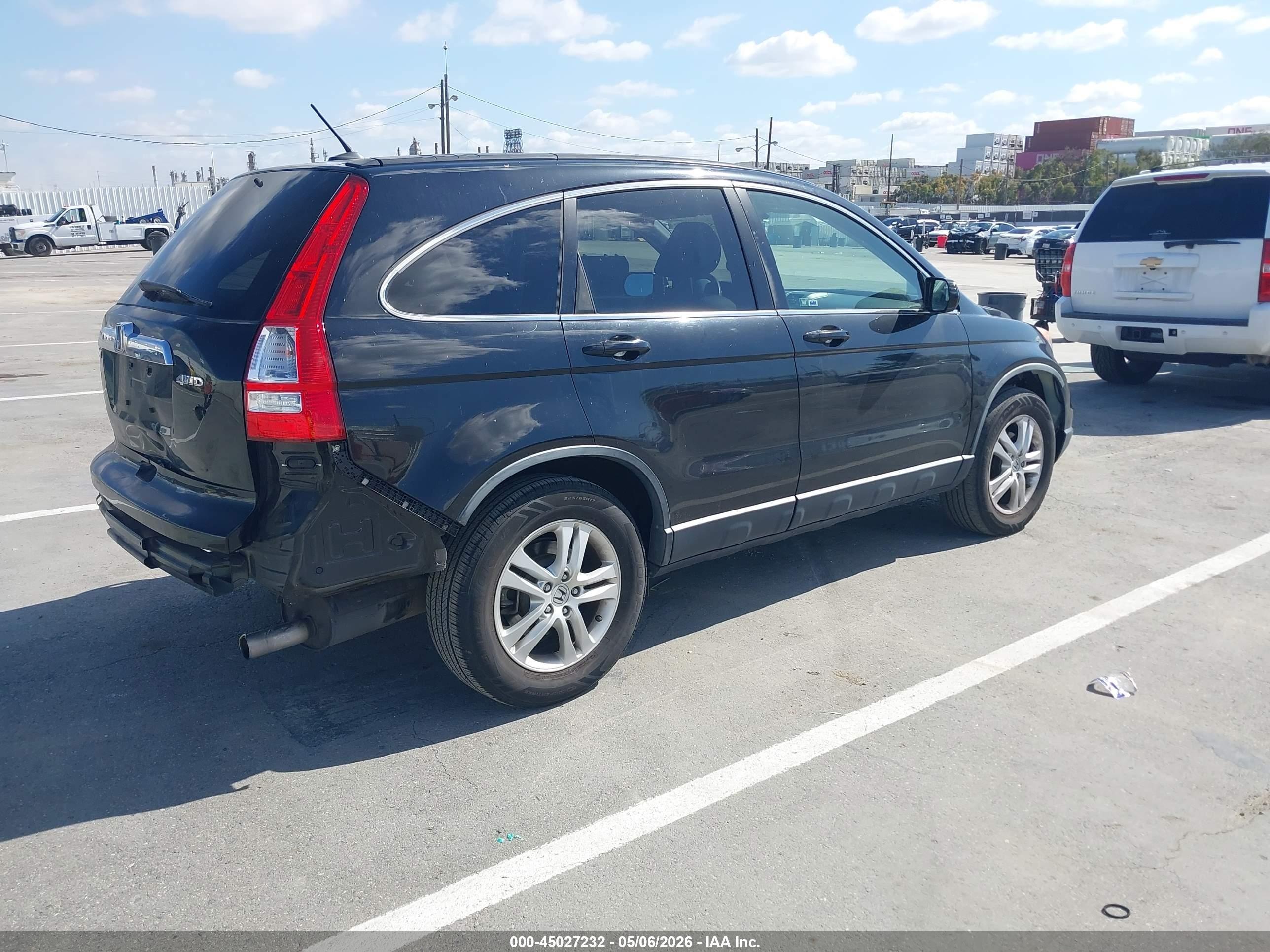 2011 Honda Cr-v Ex-l Black vin: JHLRE4H70BC021260
