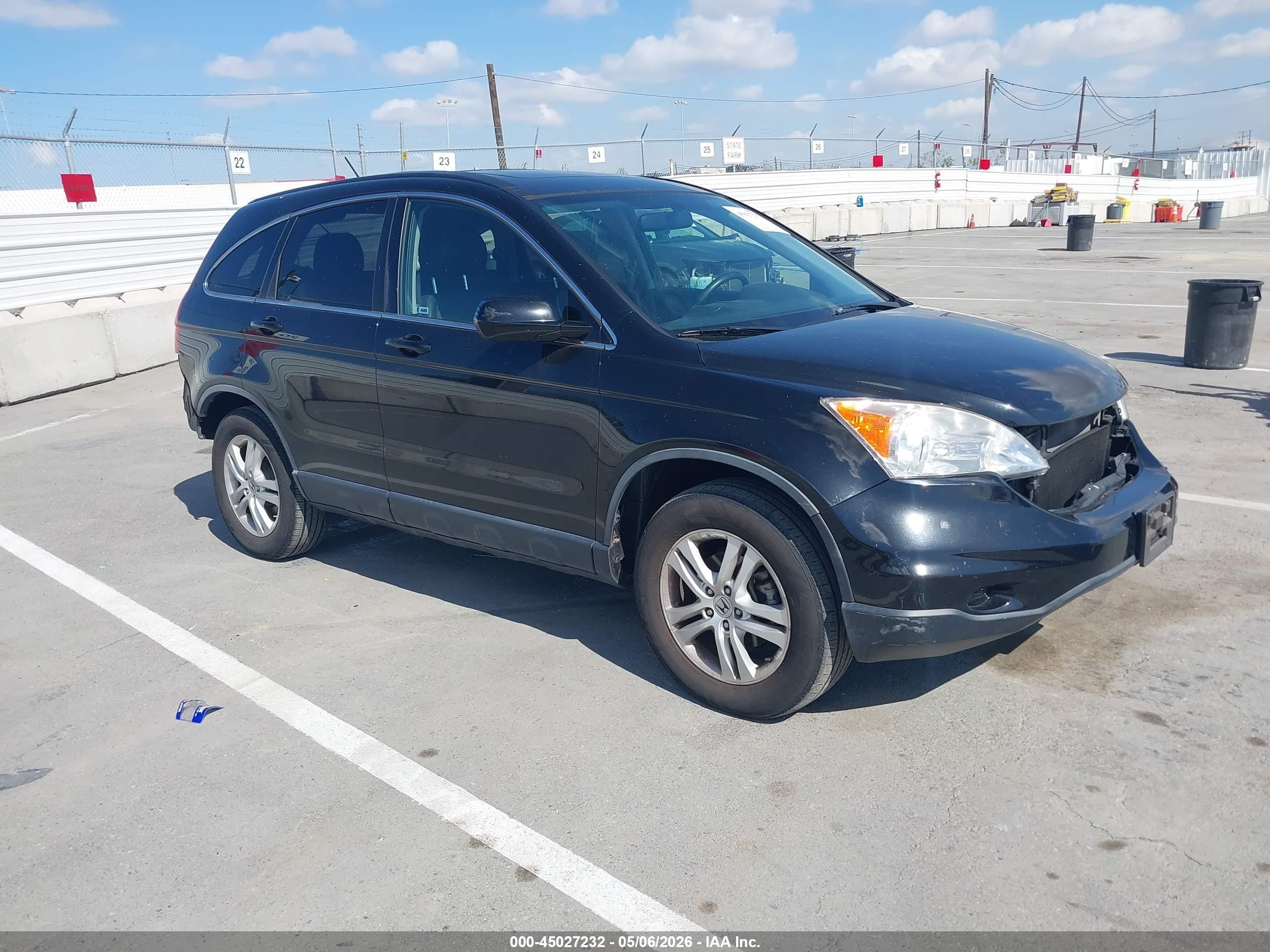 2011 Honda Cr-v Ex-l Black vin: JHLRE4H70BC021260