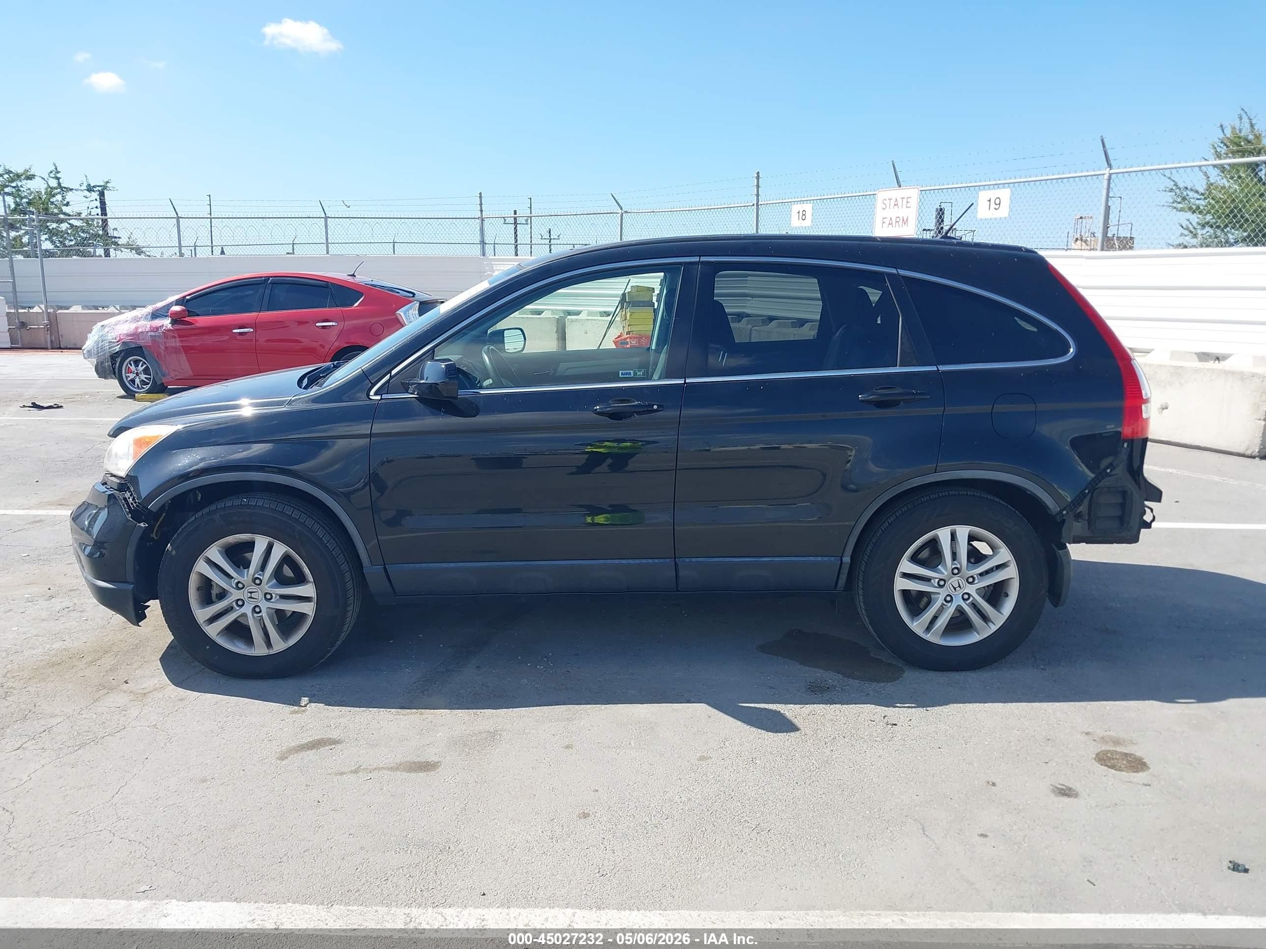 2011 Honda Cr-v Ex-l Black vin: JHLRE4H70BC021260
