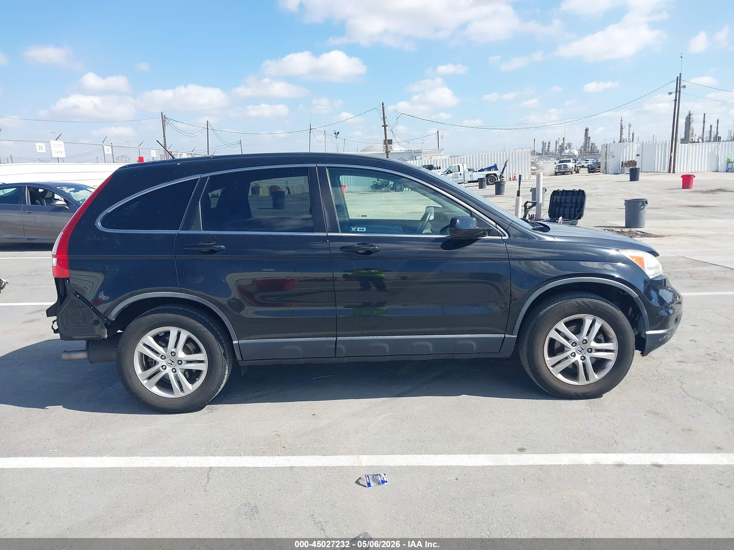 2011 Honda Cr-v Ex-l Black vin: JHLRE4H70BC021260