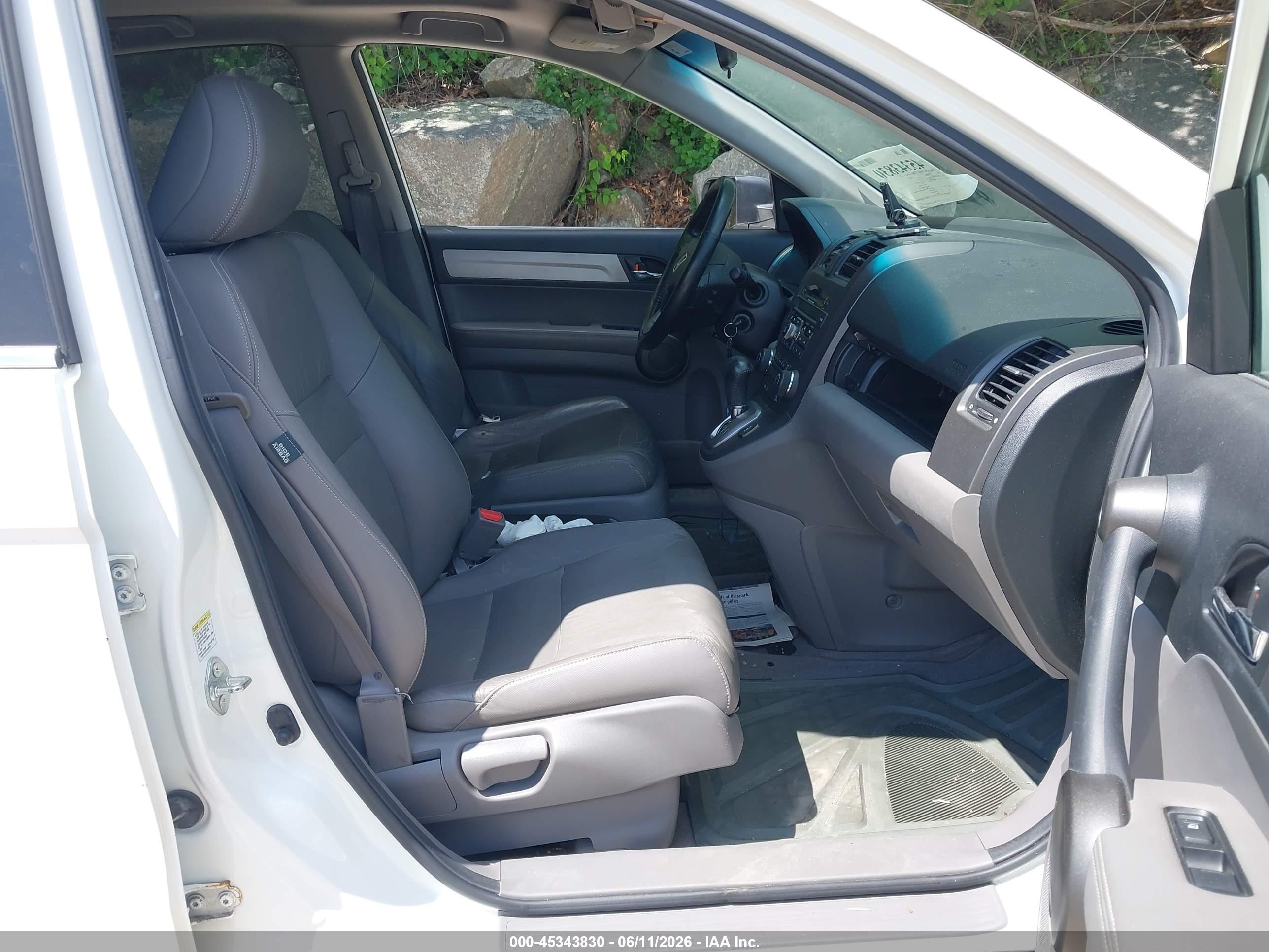 2011 Honda Cr-v Ex-l White vin: JHLRE4H70BC024093