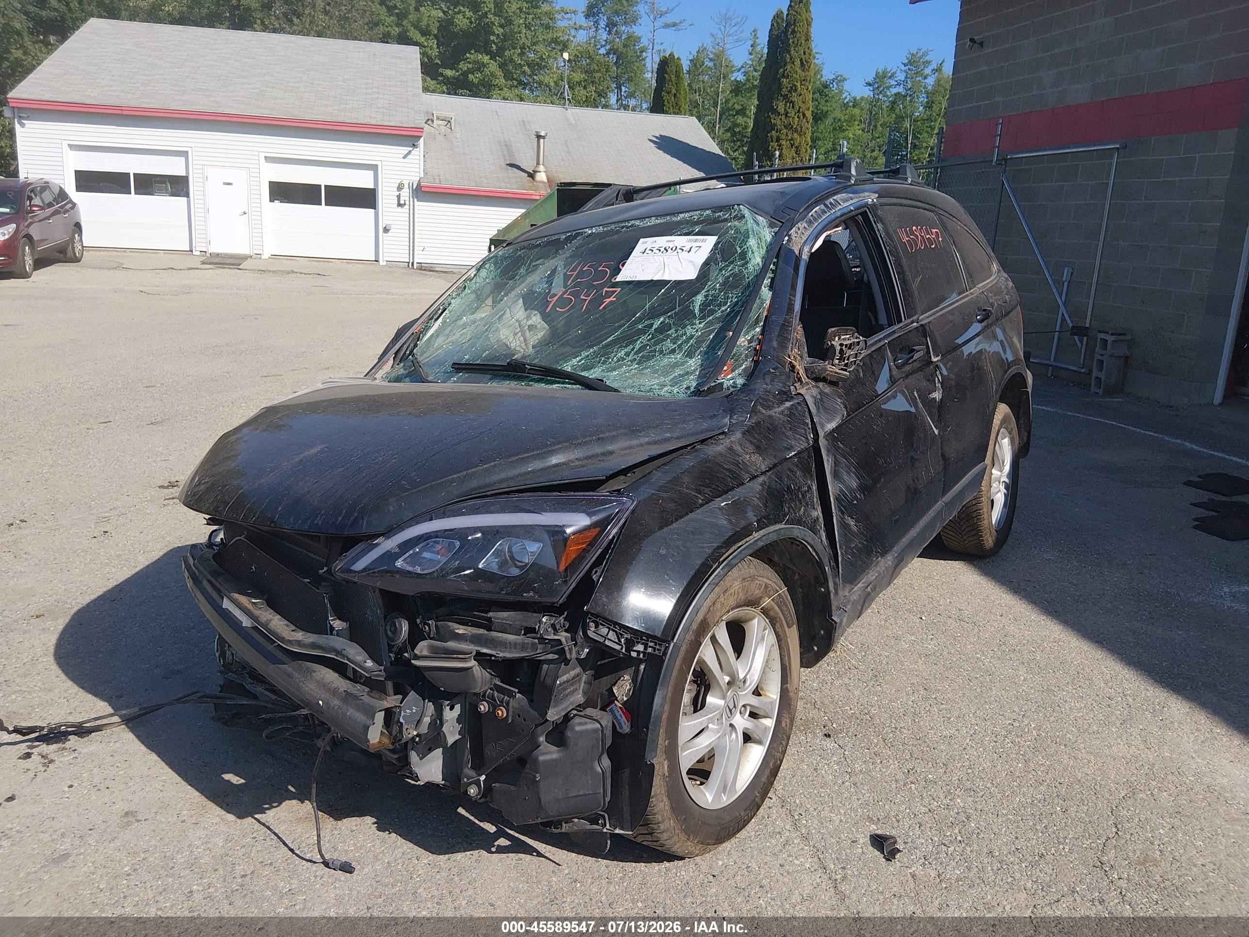 2011 Honda Cr-v Ex-l Black vin: JHLRE4H70BC029004