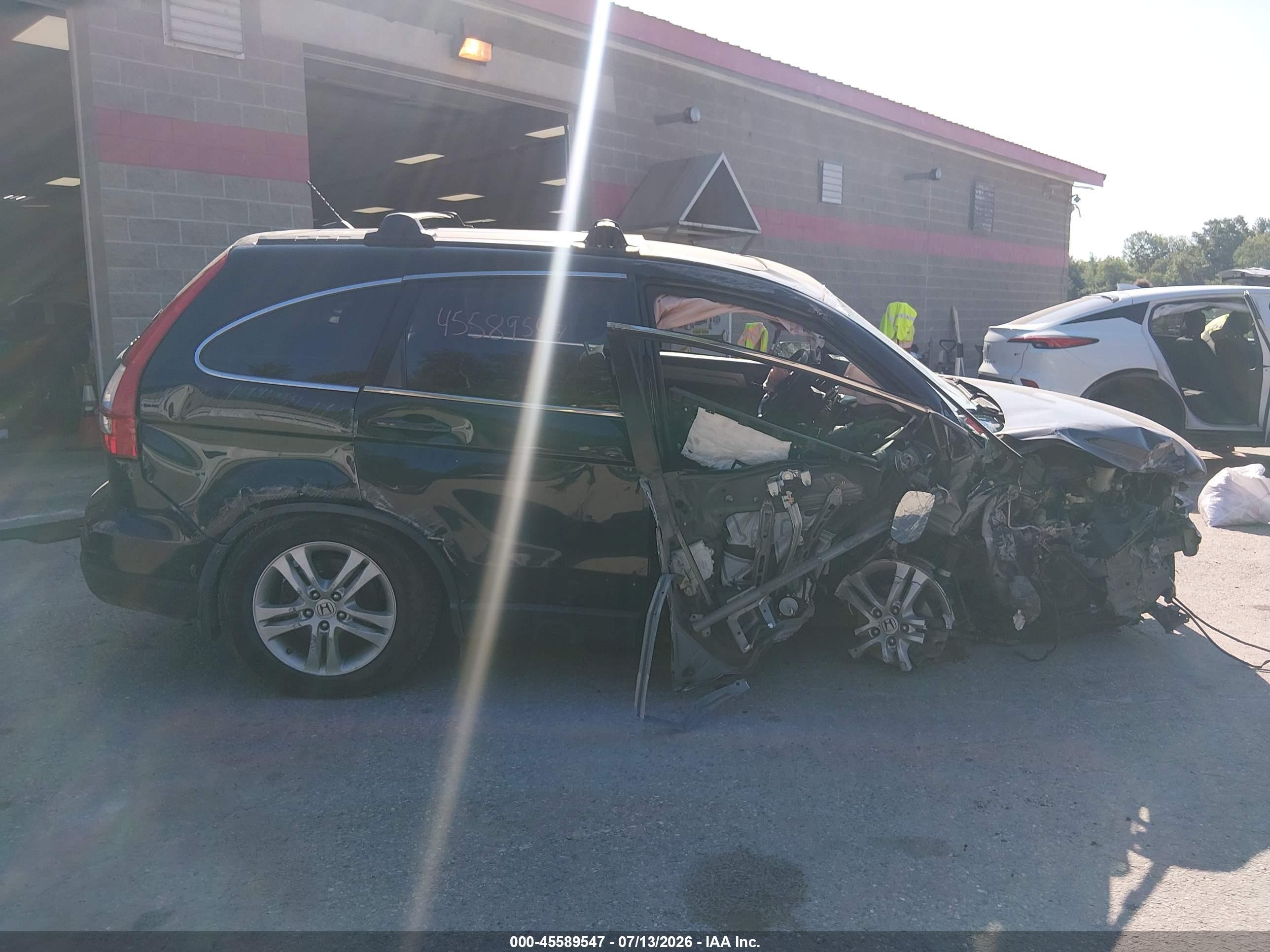 2011 Honda Cr-v Ex-l Black vin: JHLRE4H70BC029004