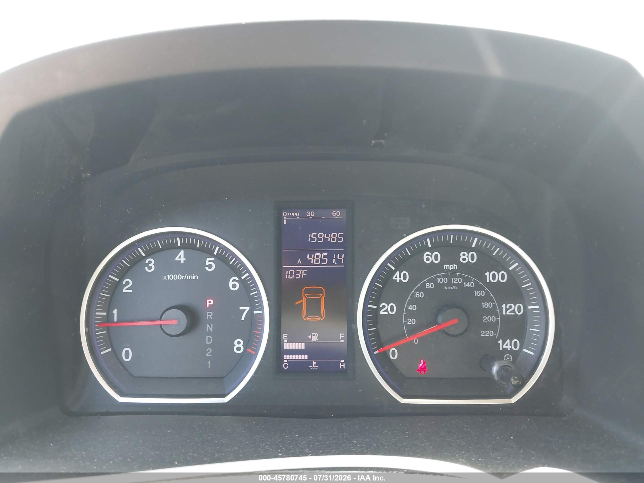 2011 Honda Cr-v Ex-l Light Blue vin: JHLRE4H71BC001017