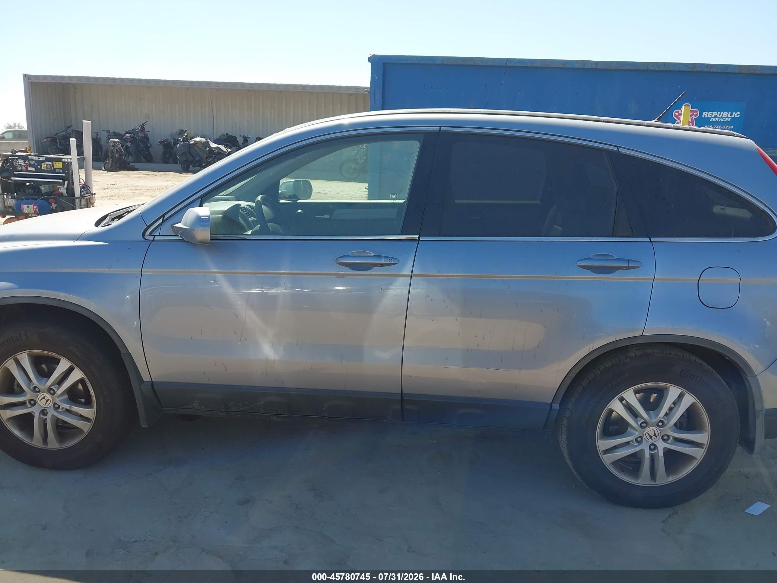 2011 Honda Cr-v Ex-l Light Blue vin: JHLRE4H71BC001017