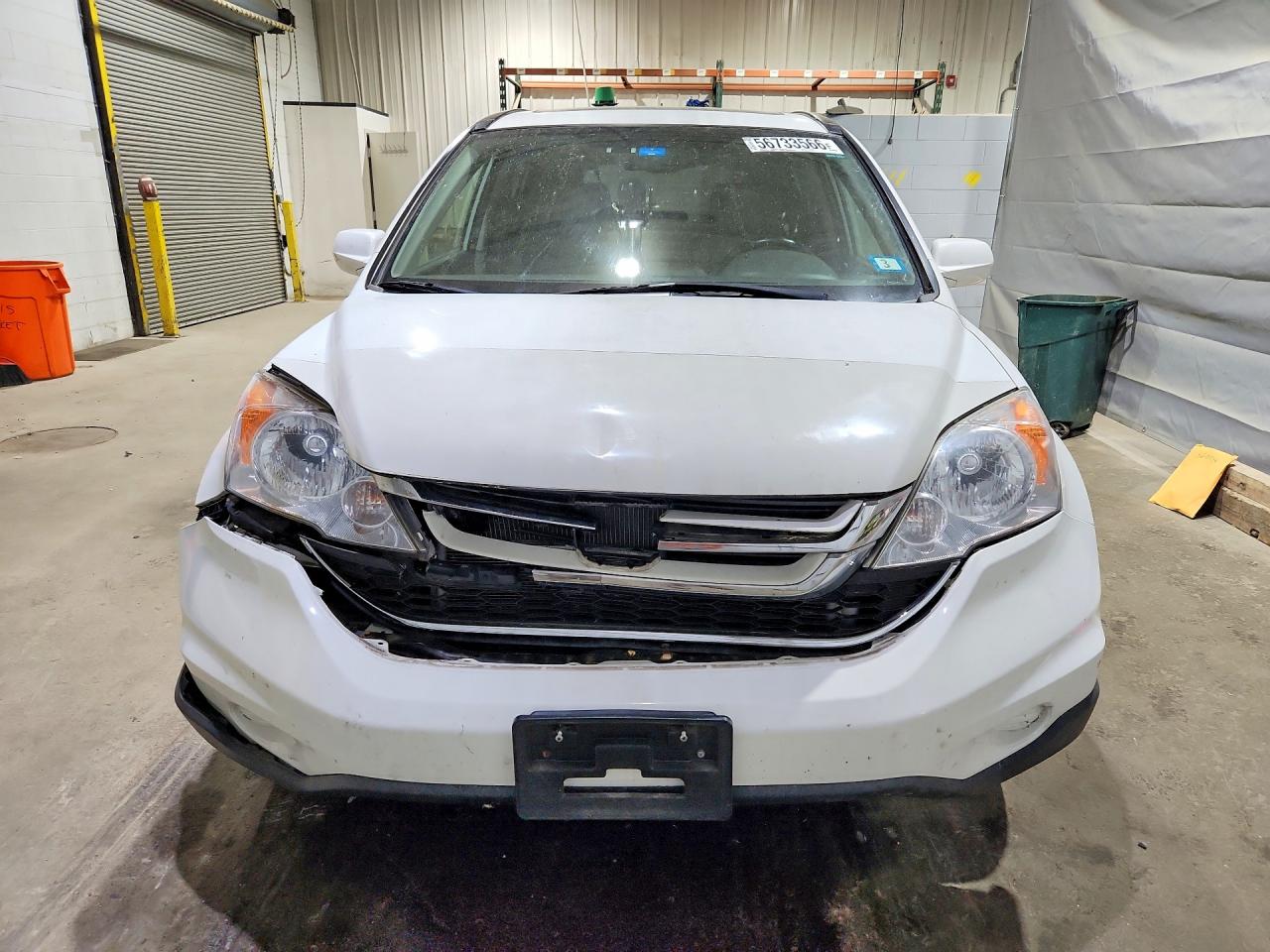 2011 Honda Cr-v Exl White vin: JHLRE4H71BC001602