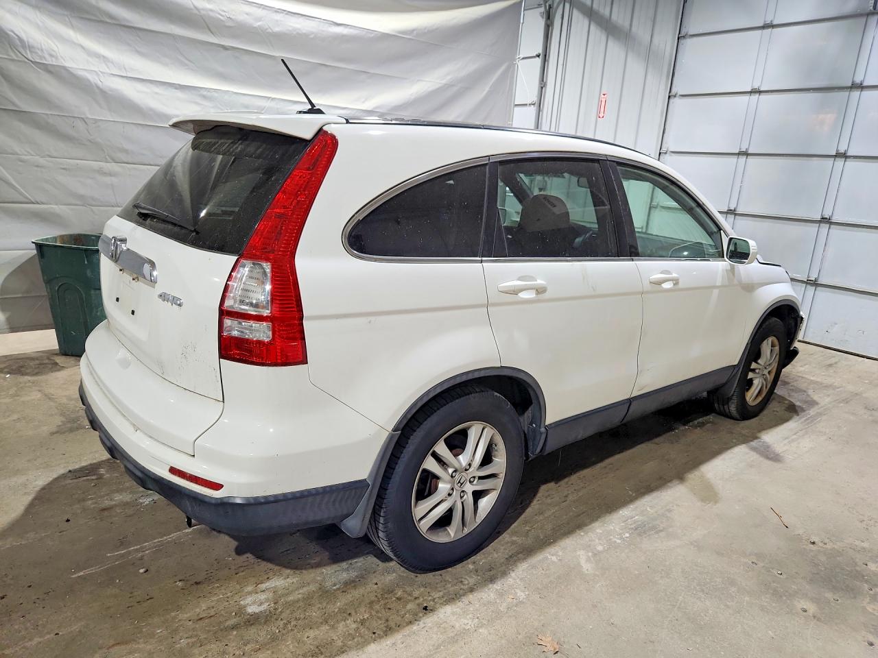 2011 Honda Cr-v Exl White vin: JHLRE4H71BC001602