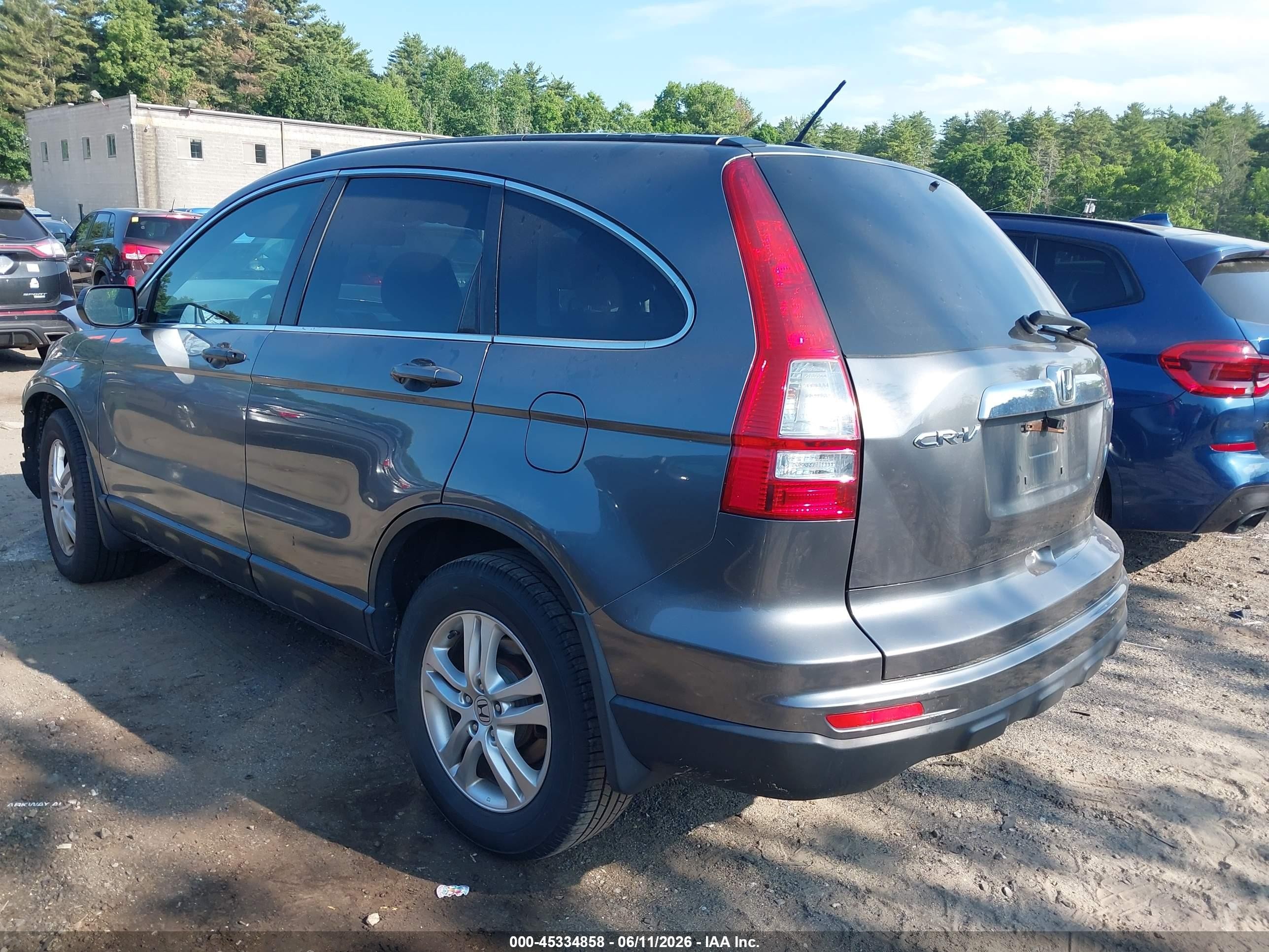 2011 Honda Cr-v Ex-l Gray vin: JHLRE4H71BC018884