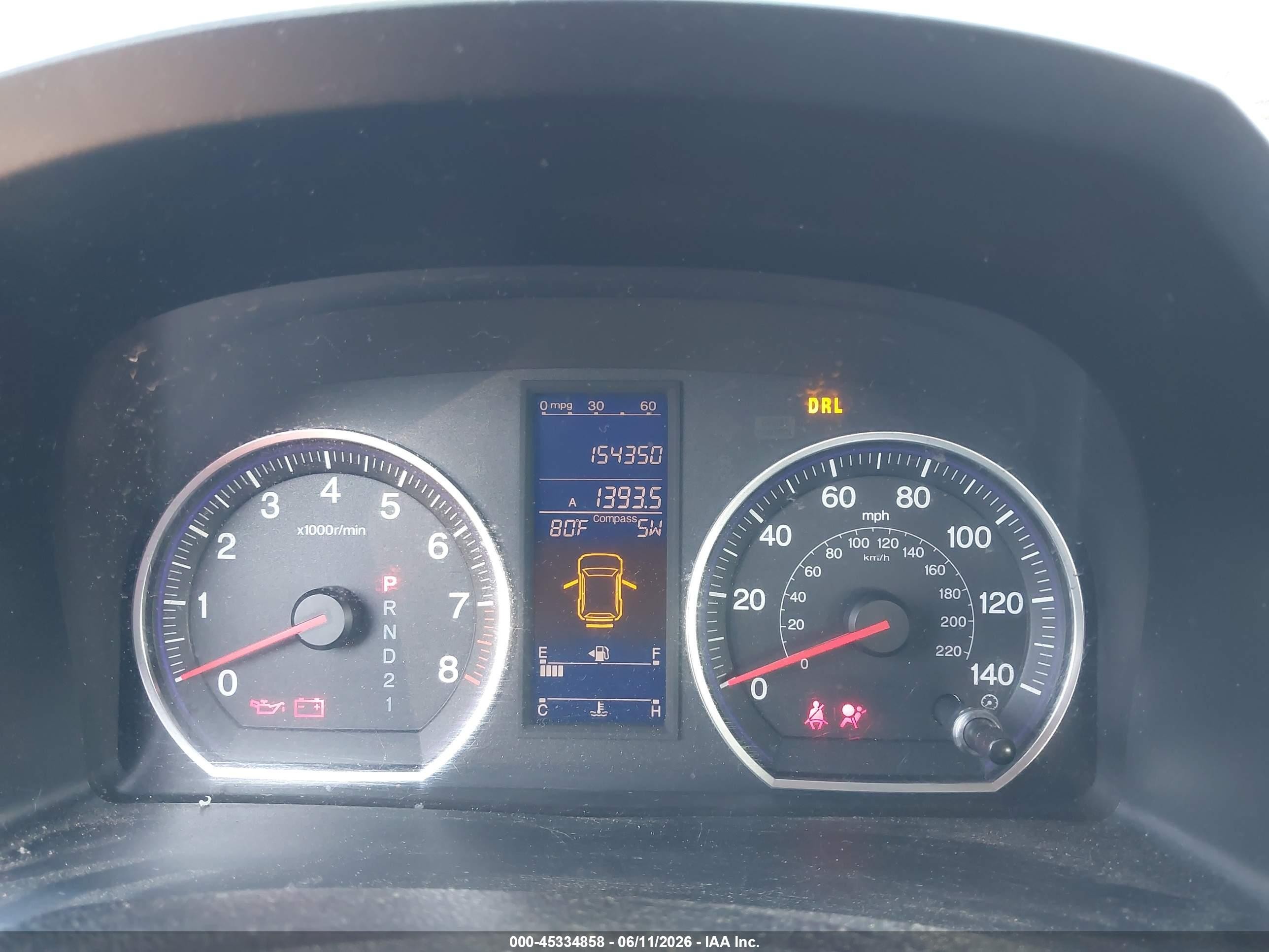 2011 Honda Cr-v Ex-l Gray vin: JHLRE4H71BC018884