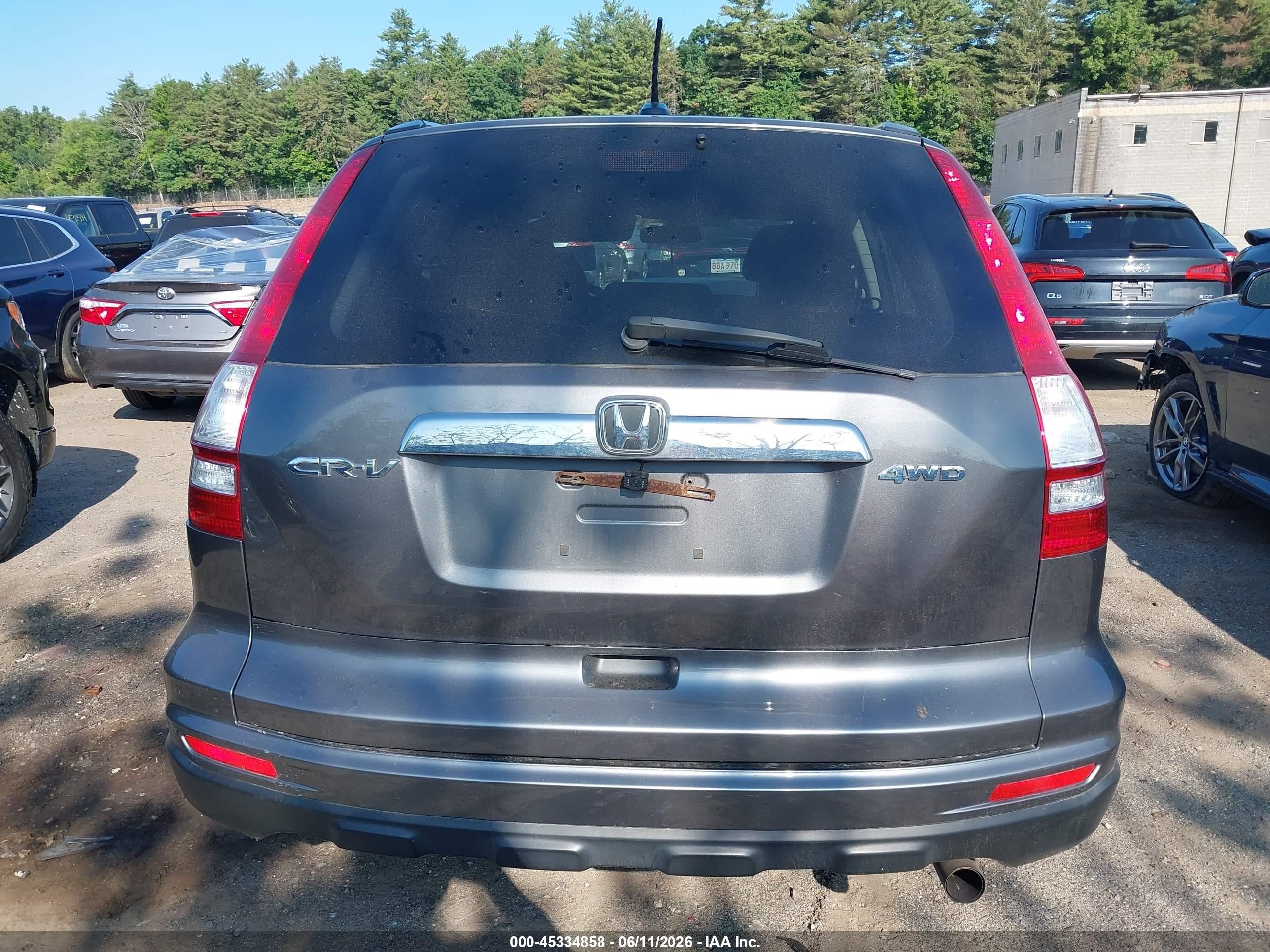 2011 Honda Cr-v Ex-l Gray vin: JHLRE4H71BC018884