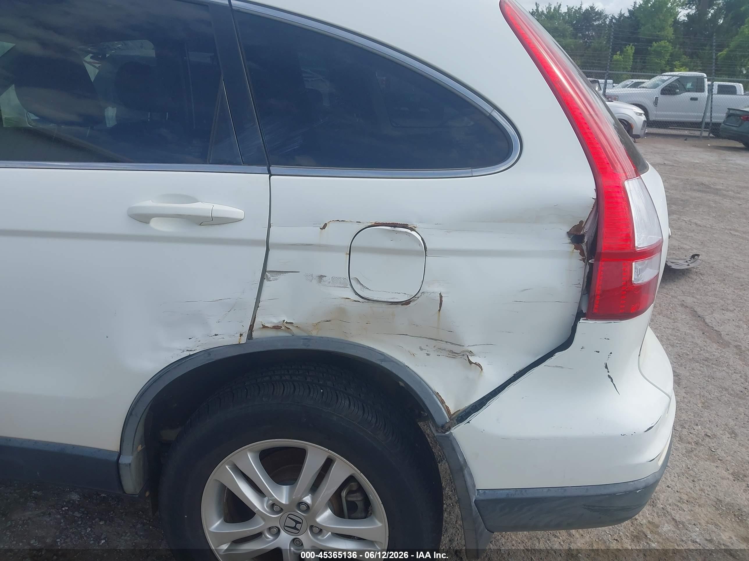 2011 Honda Cr-v Ex-l White vin: JHLRE4H71BC019579