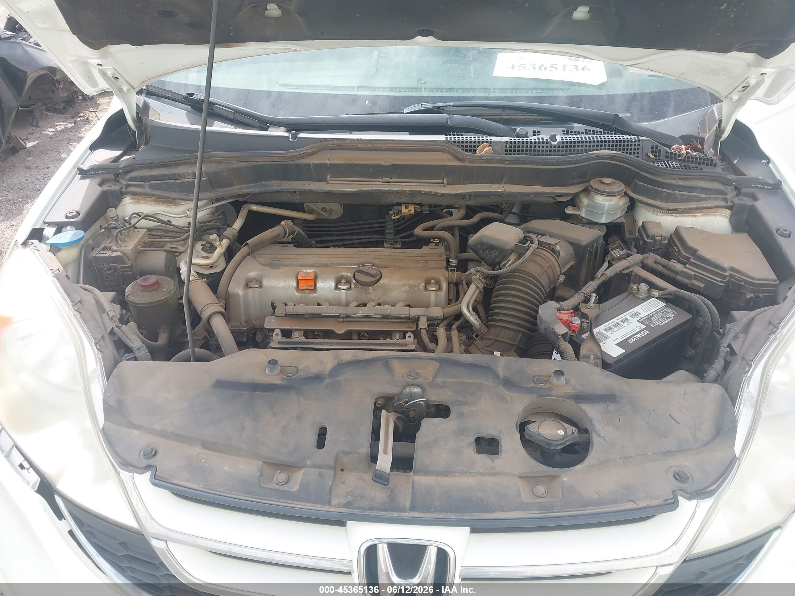 2011 Honda Cr-v Ex-l White vin: JHLRE4H71BC019579