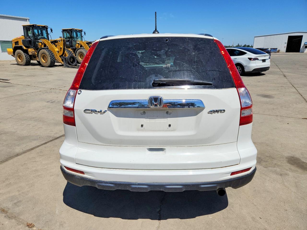 2011 Honda Cr-v Exl White vin: JHLRE4H71BC022434