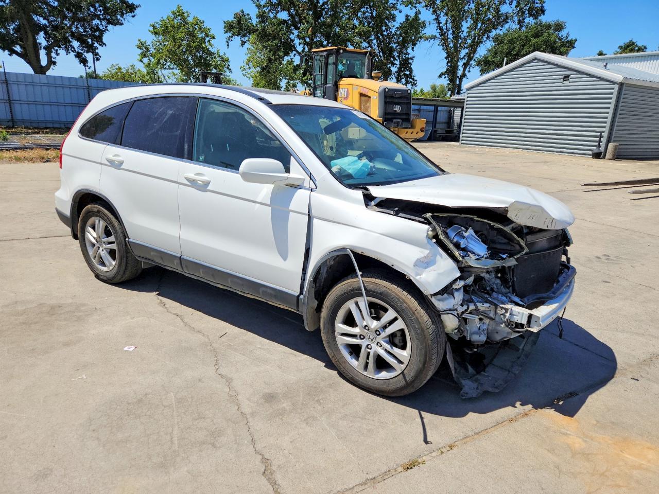 2011 Honda Cr-v Exl White vin: JHLRE4H71BC022434