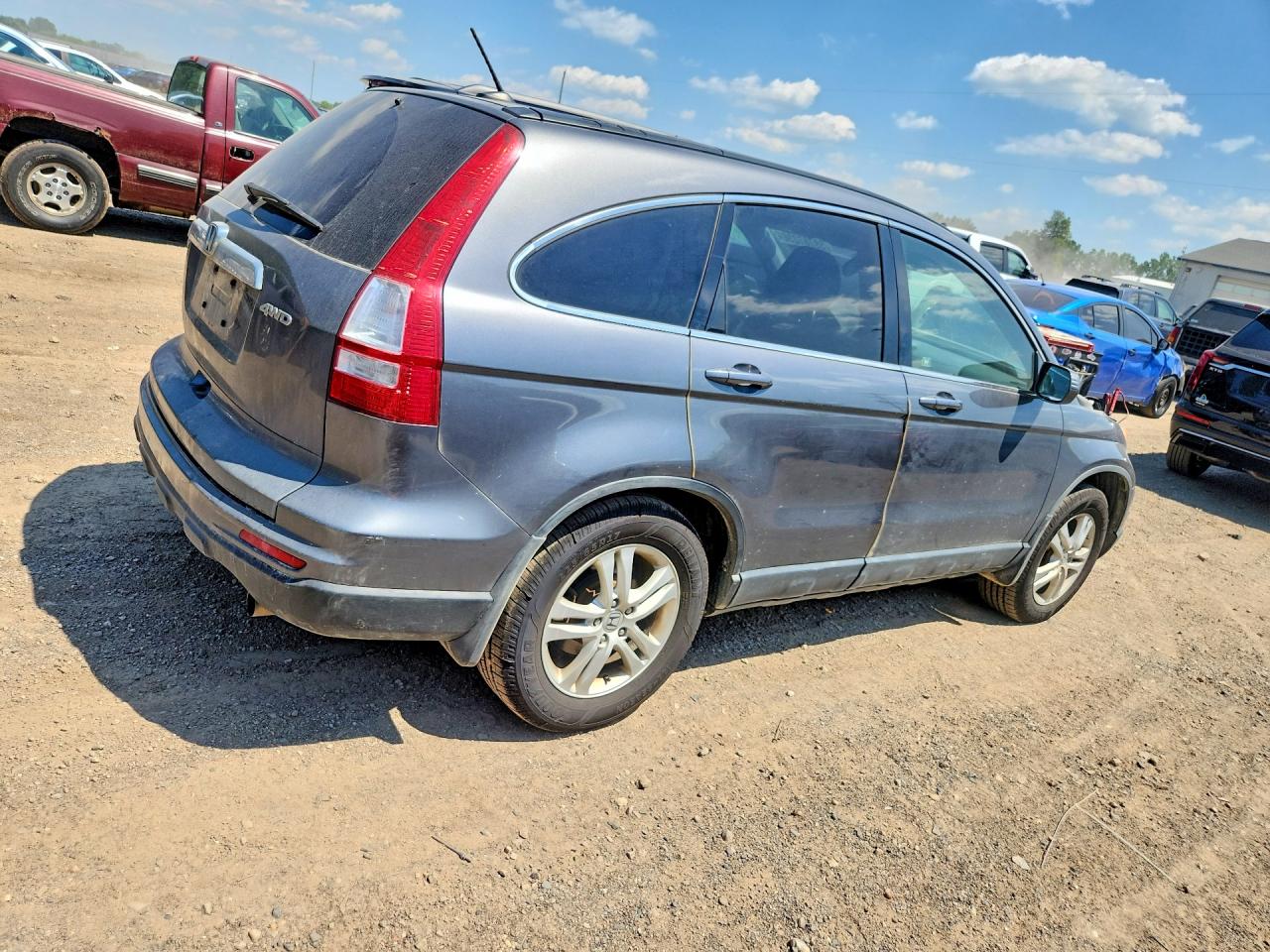 2011 Honda Cr-v Exl Gray vin: JHLRE4H71BC025978