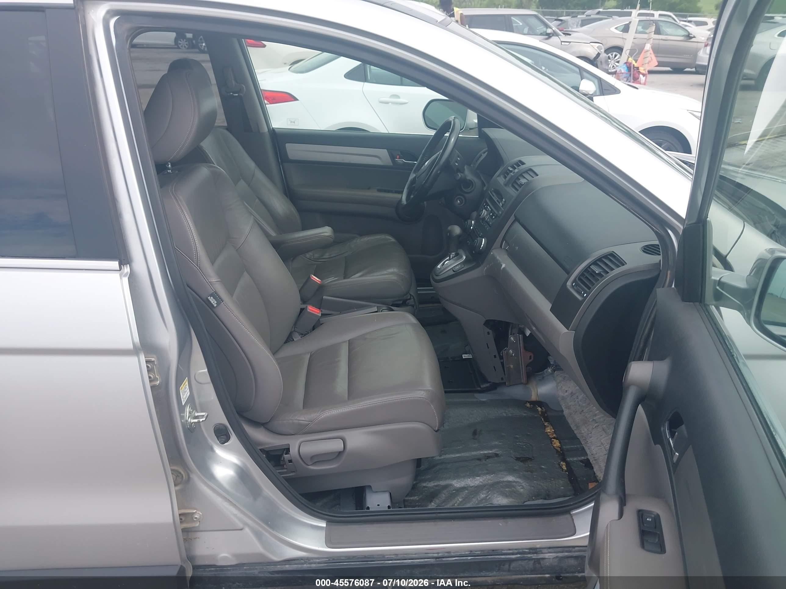 2010 Honda Cr-v Ex-l Silver vin: JHLRE4H72AC006774