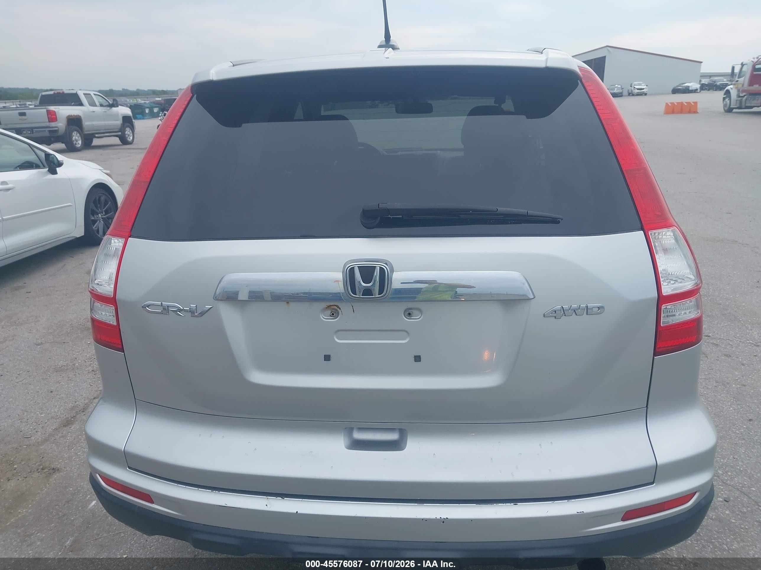 2010 Honda Cr-v Ex-l Silver vin: JHLRE4H72AC006774