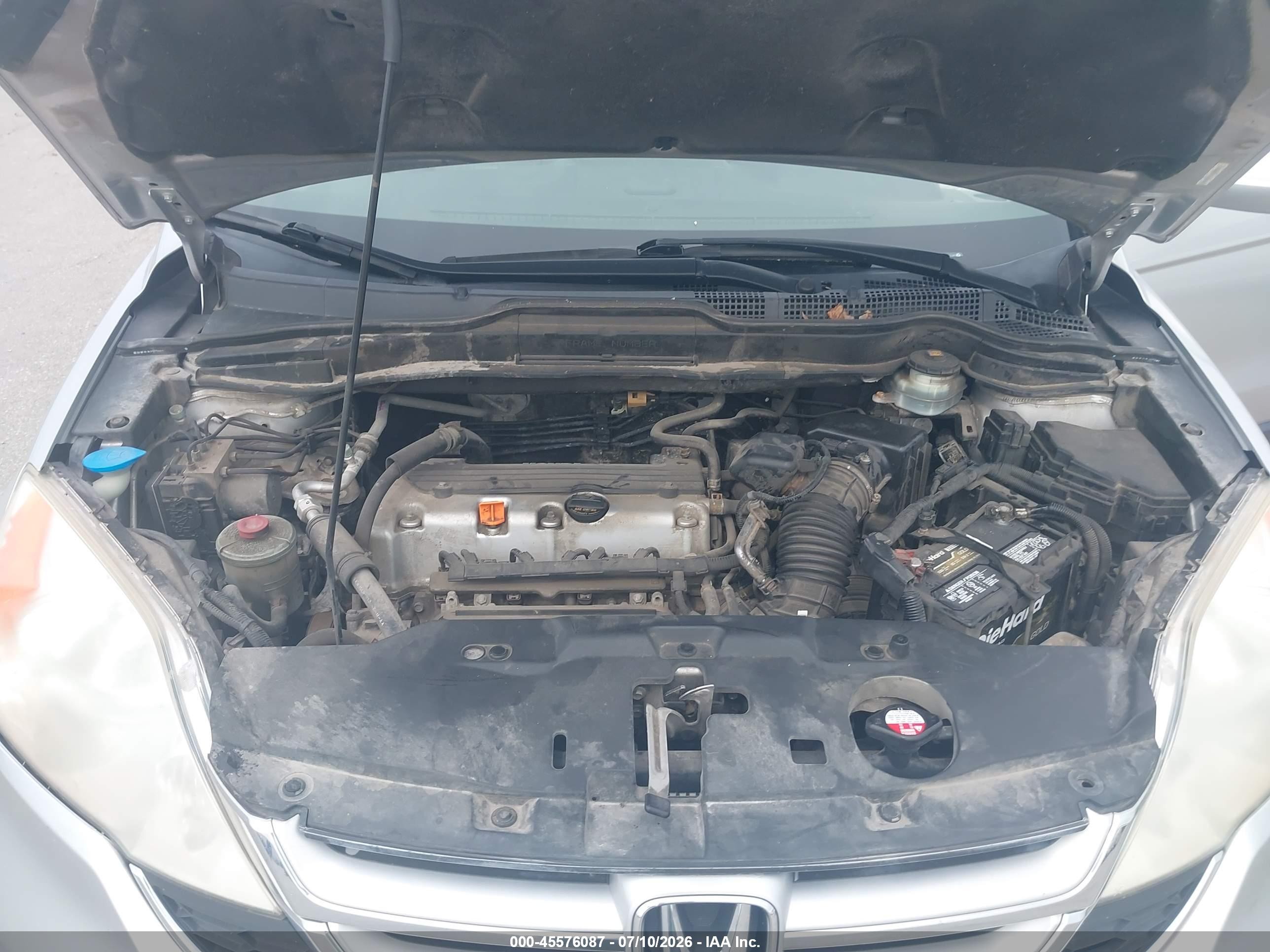 2010 Honda Cr-v Ex-l Silver vin: JHLRE4H72AC006774