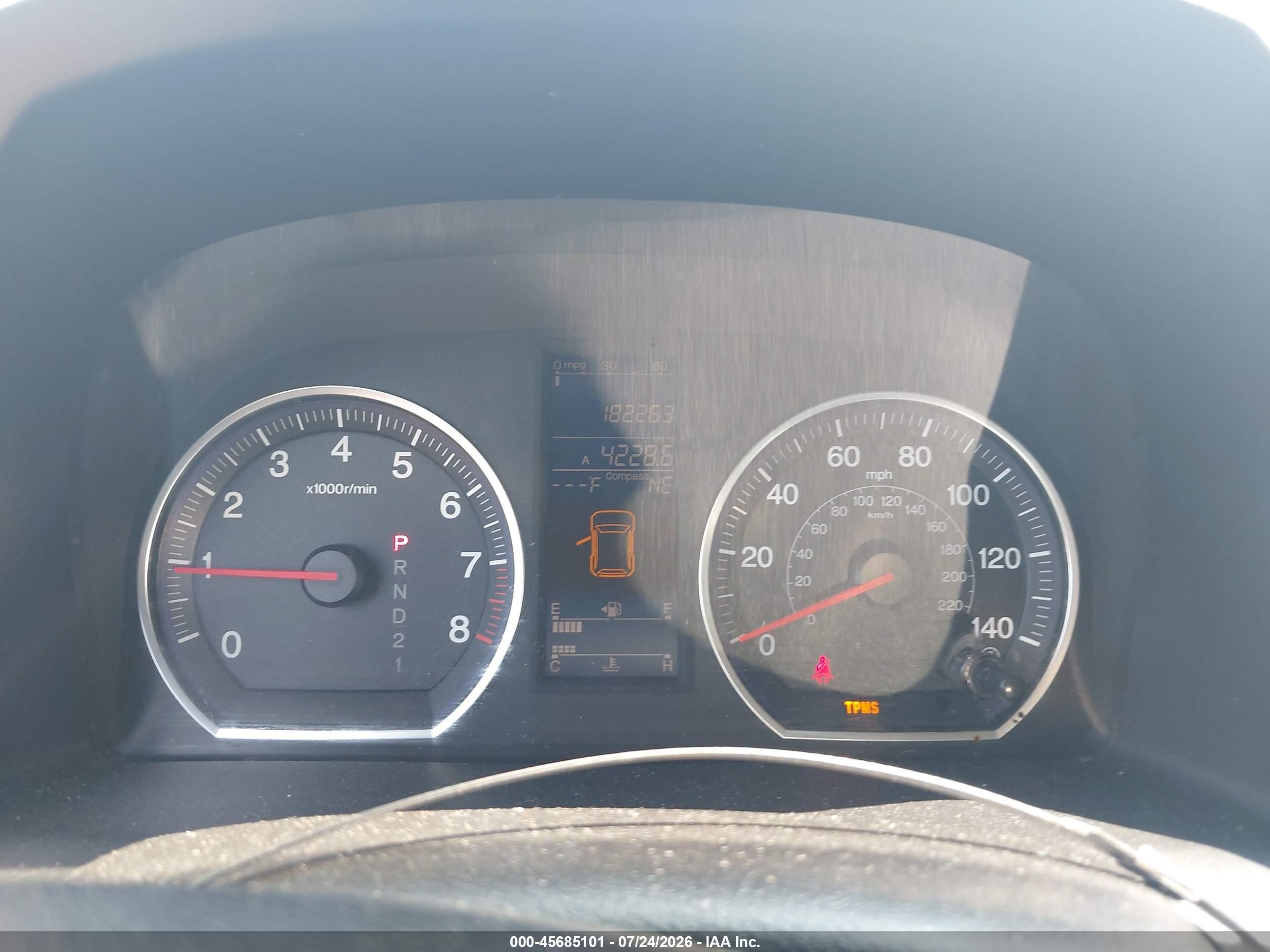 2010 Honda Cr-v Ex-l Серый vin: JHLRE4H72AC007990