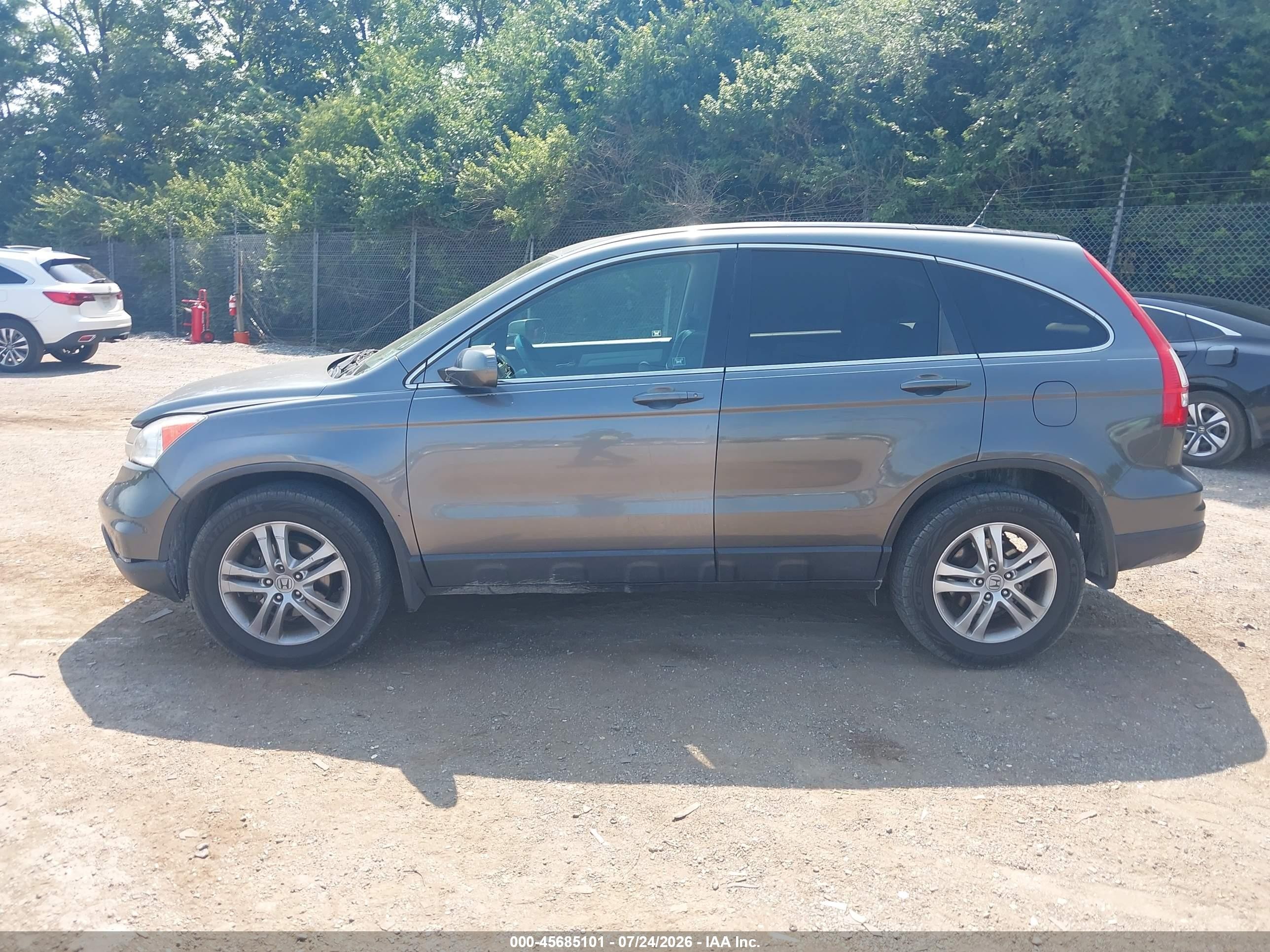 2010 Honda Cr-v Ex-l Серый vin: JHLRE4H72AC007990