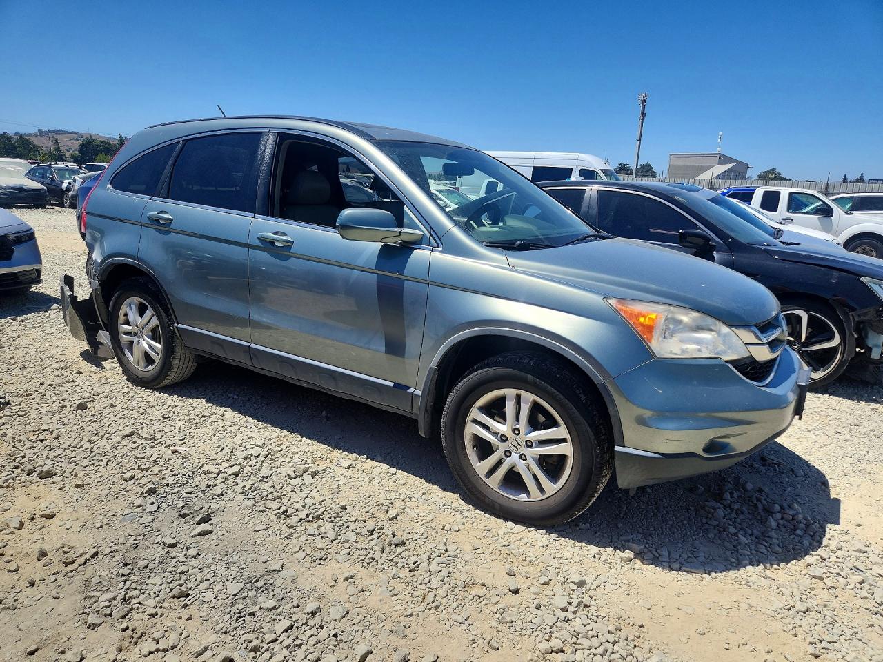 2010 Honda Cr-v Exl Бирюзовый vin: JHLRE4H72AC012249