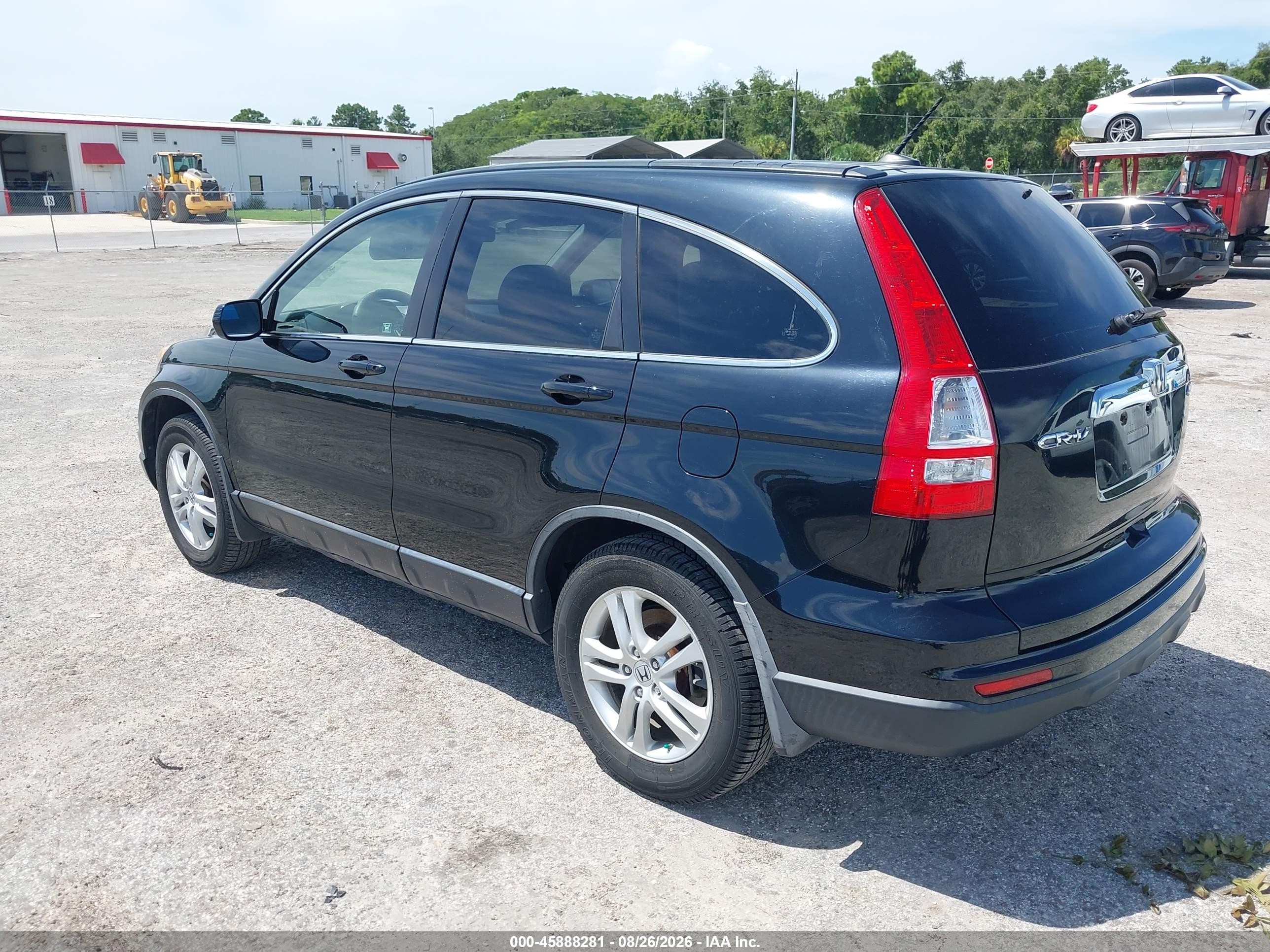2011 Honda Cr-v Ex-l Black vin: JHLRE4H72BC004833