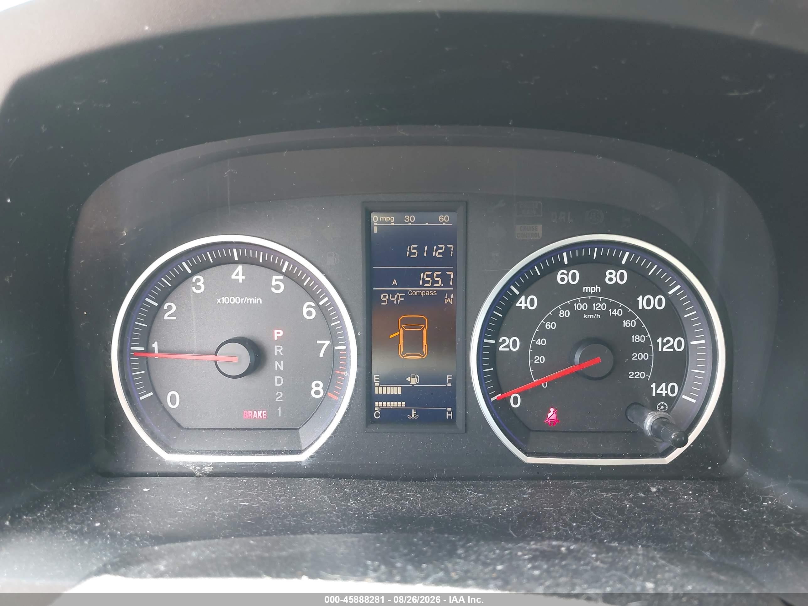 2011 Honda Cr-v Ex-l Black vin: JHLRE4H72BC004833
