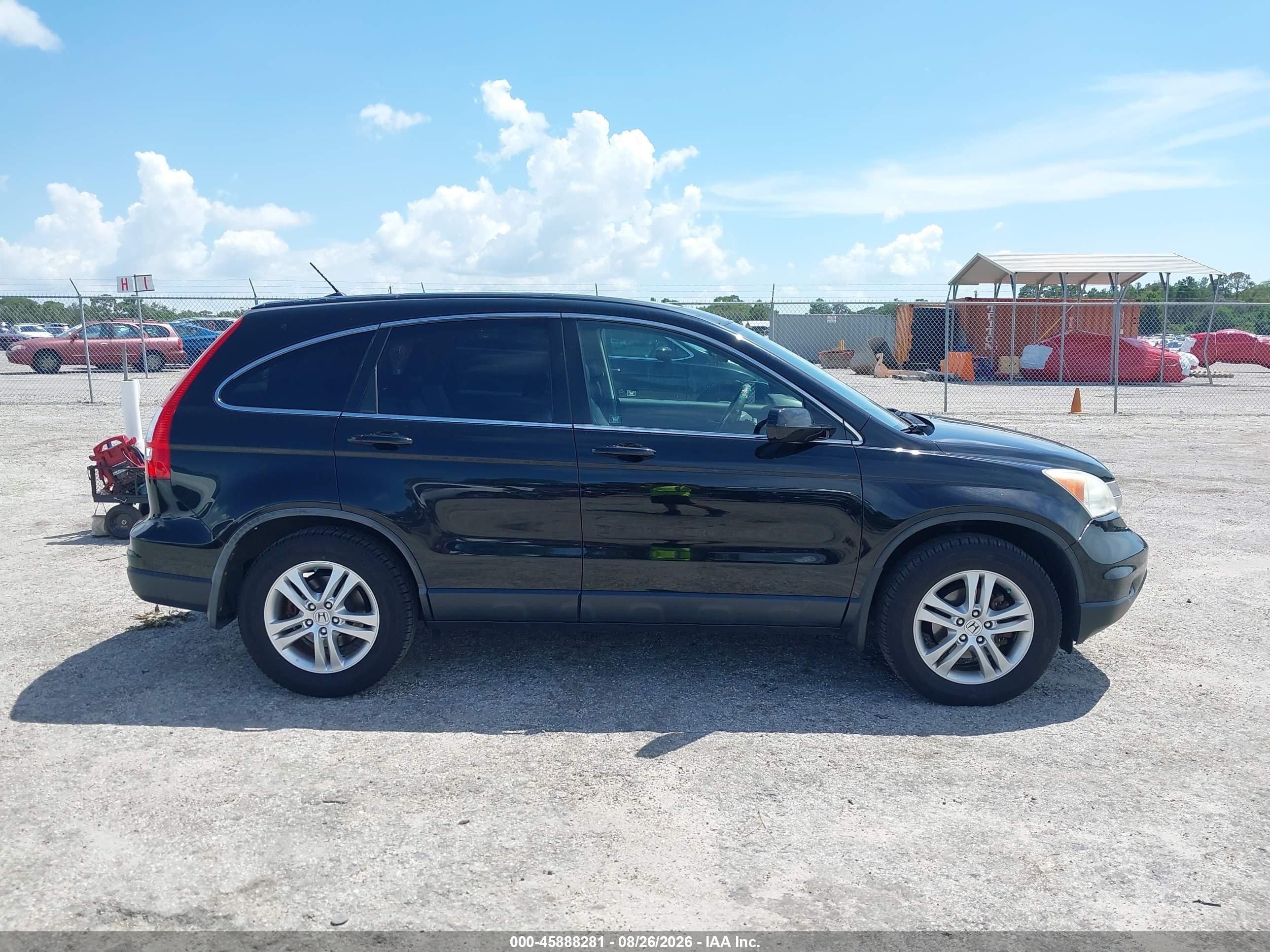 2011 Honda Cr-v Ex-l Black vin: JHLRE4H72BC004833