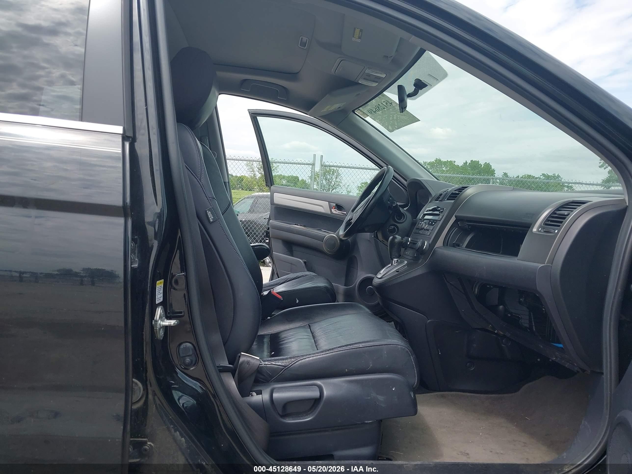 2011 Honda Cr-v Ex-l Black vin: JHLRE4H72BC006243