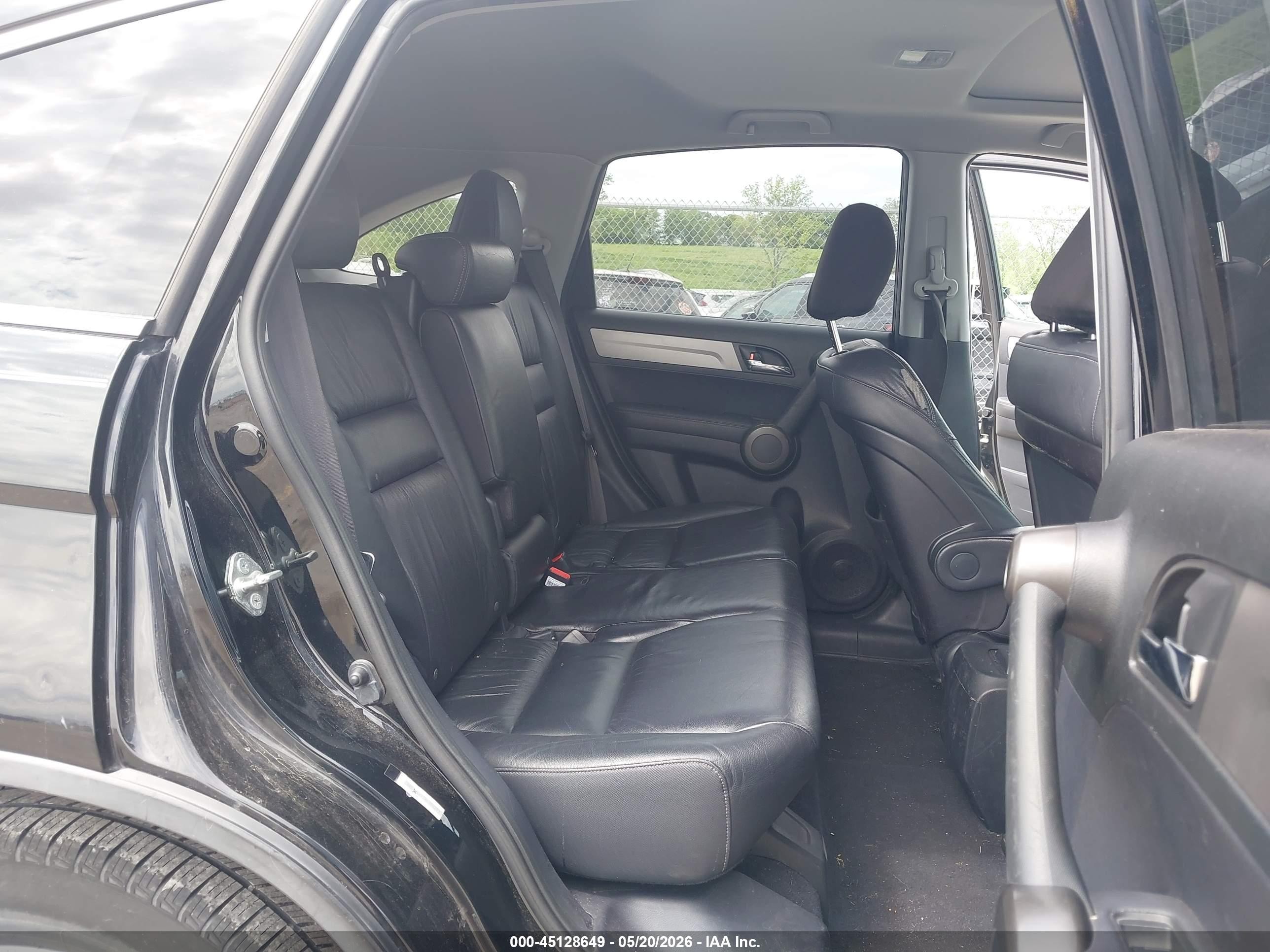 2011 Honda Cr-v Ex-l Black vin: JHLRE4H72BC006243