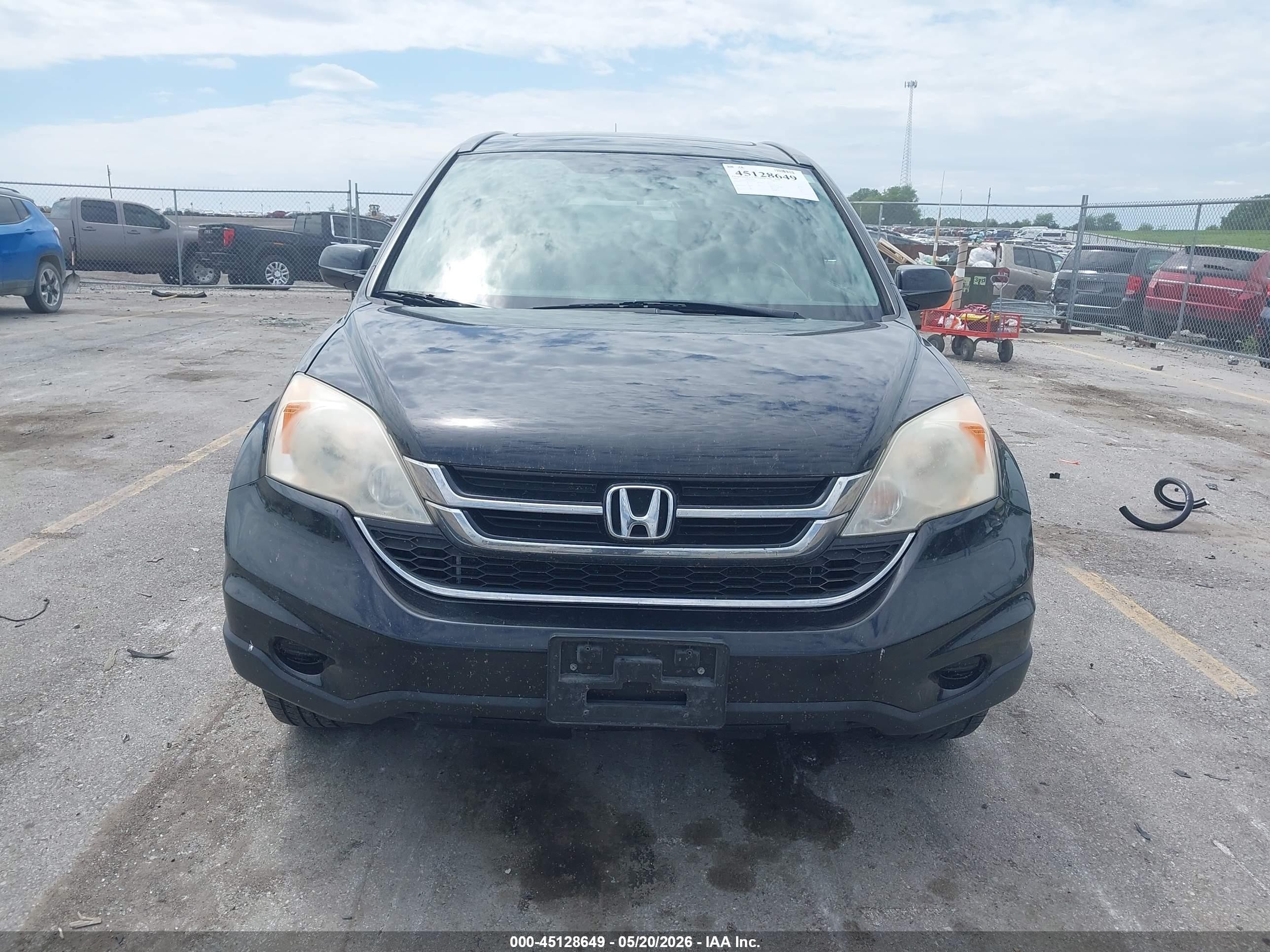 2011 Honda Cr-v Ex-l Black vin: JHLRE4H72BC006243