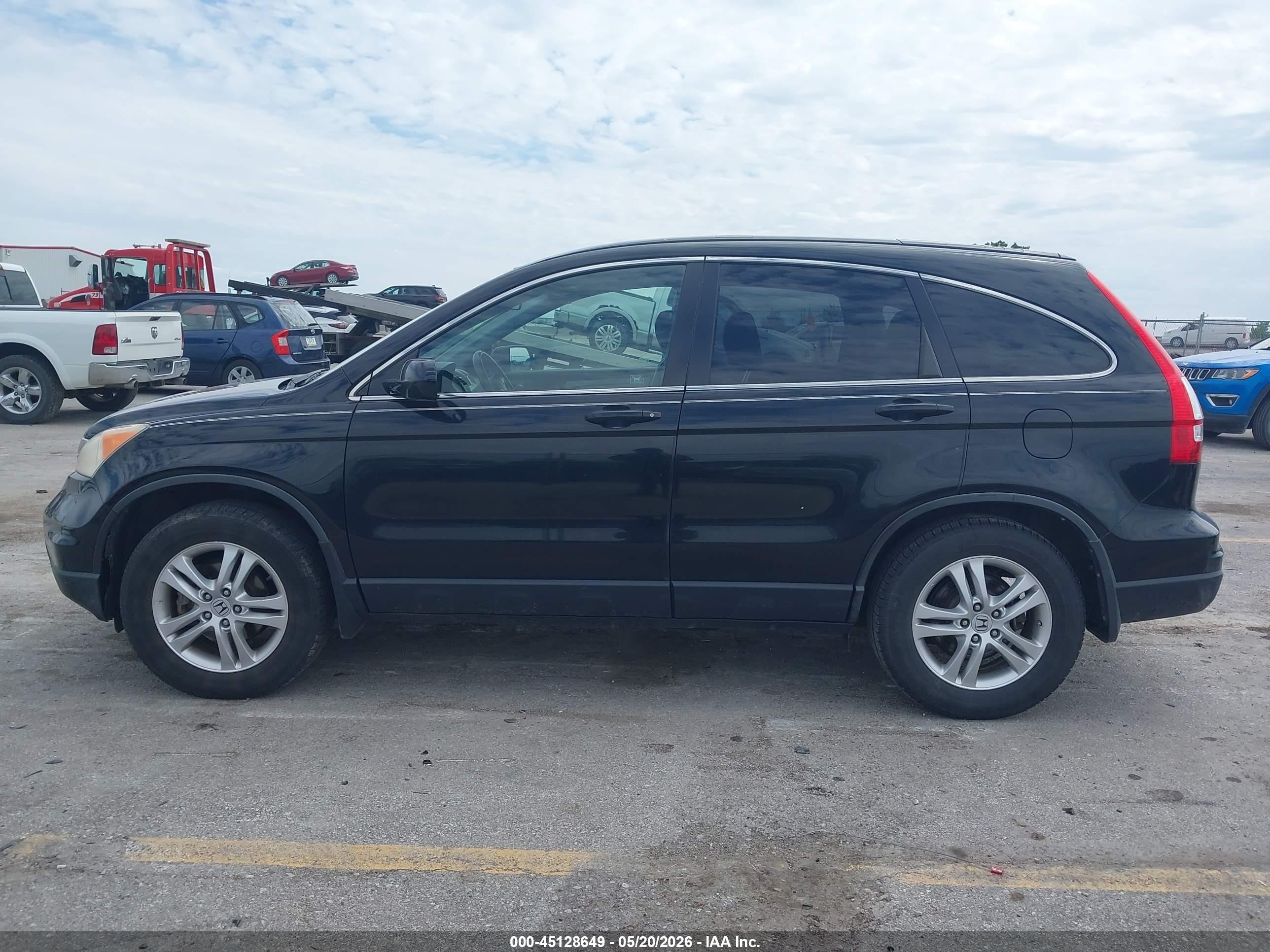 2011 Honda Cr-v Ex-l Black vin: JHLRE4H72BC006243