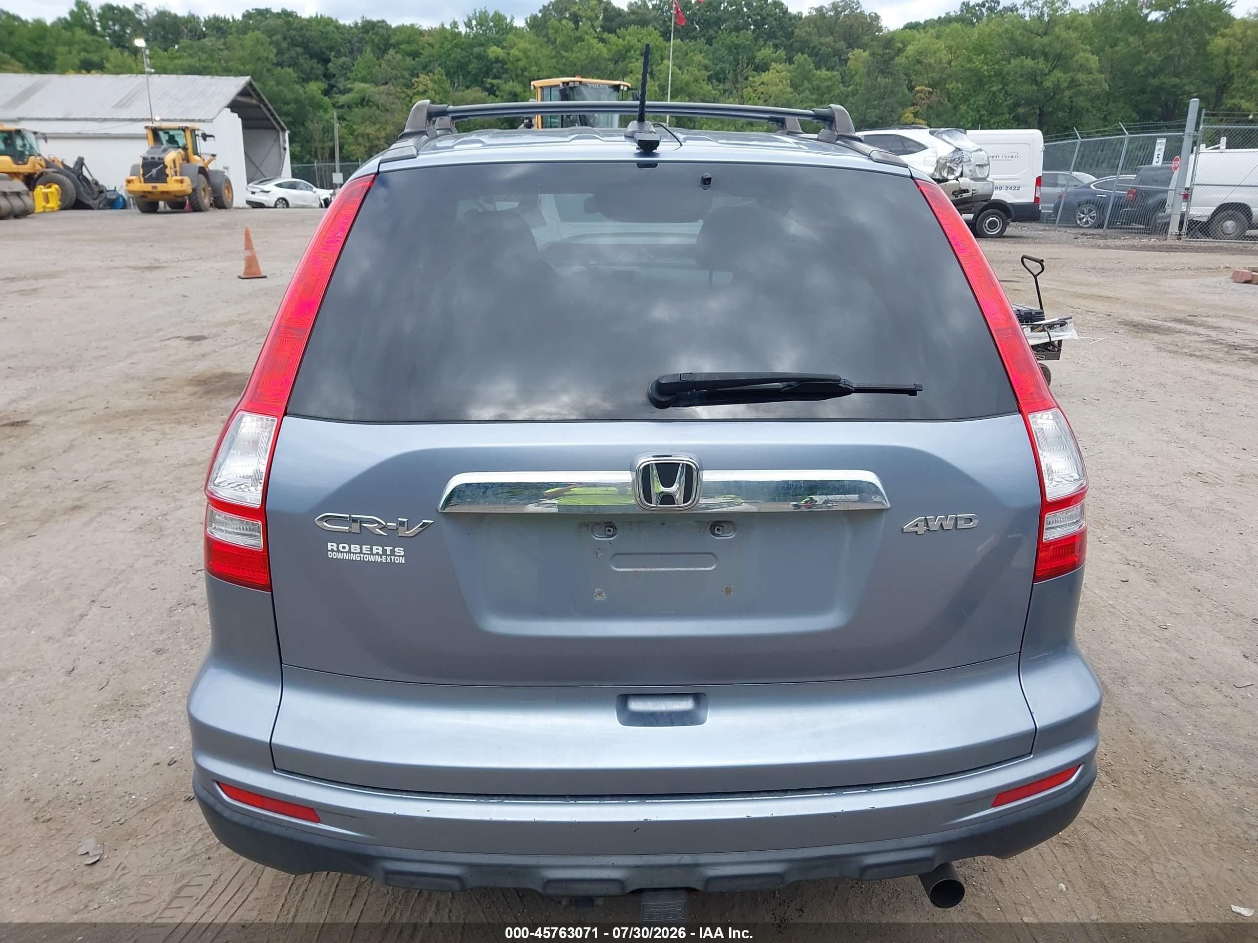 2011 Honda Cr-v Ex-l Light Blue vin: JHLRE4H72BC013306