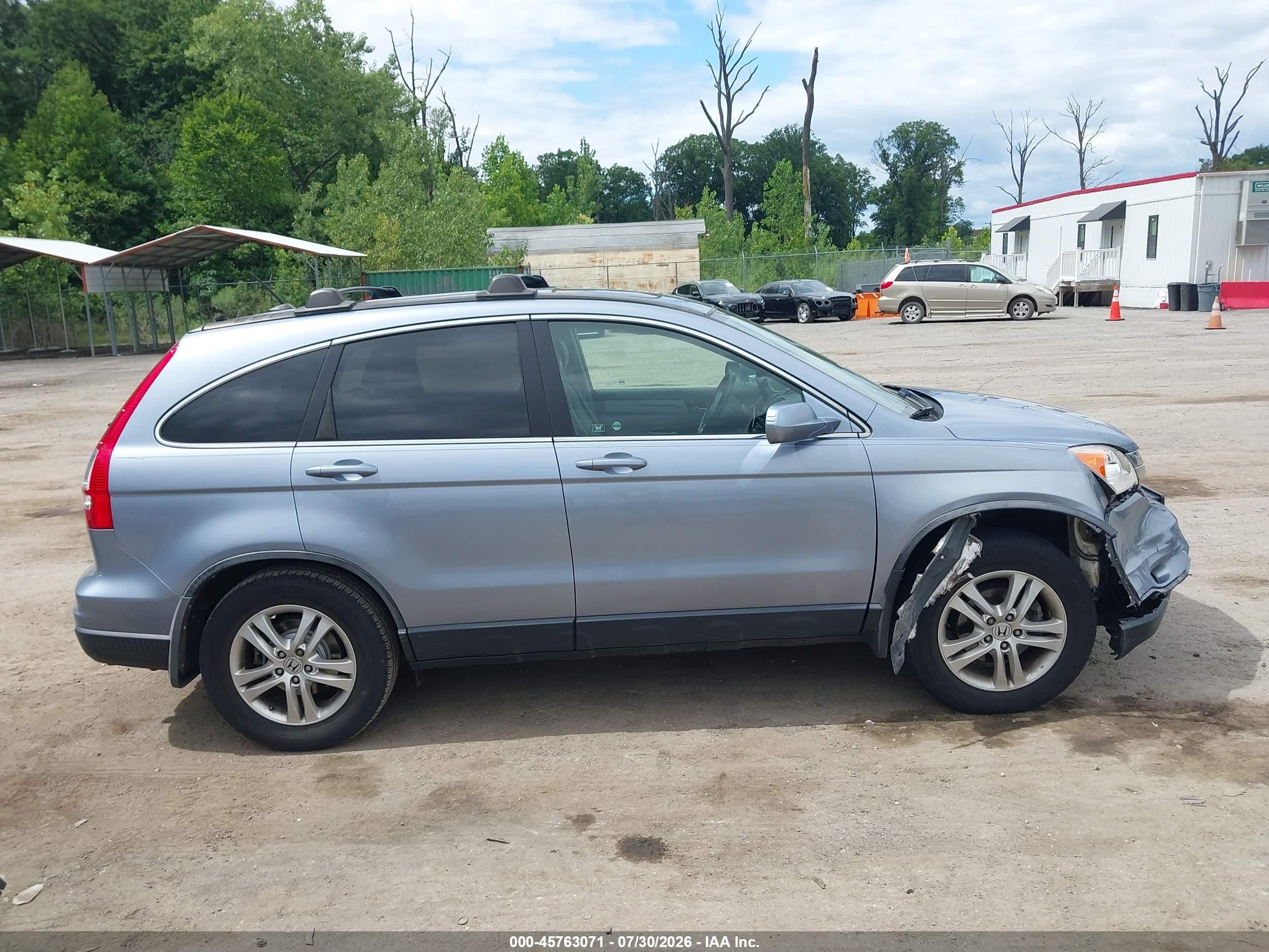 2011 Honda Cr-v Ex-l Light Blue vin: JHLRE4H72BC013306