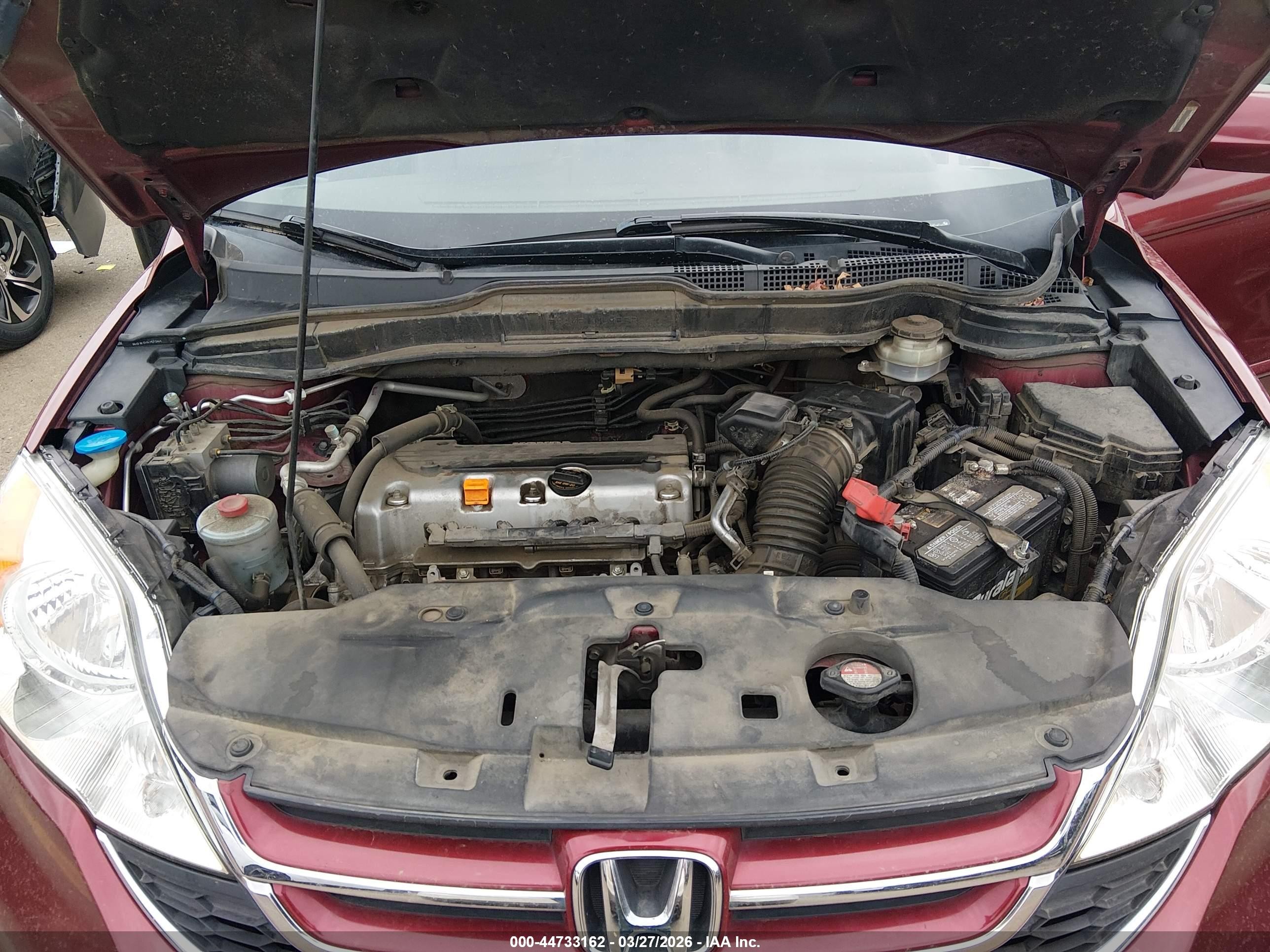 2011 Honda Cr-v Ex-l Maroon vin: JHLRE4H72BC014083