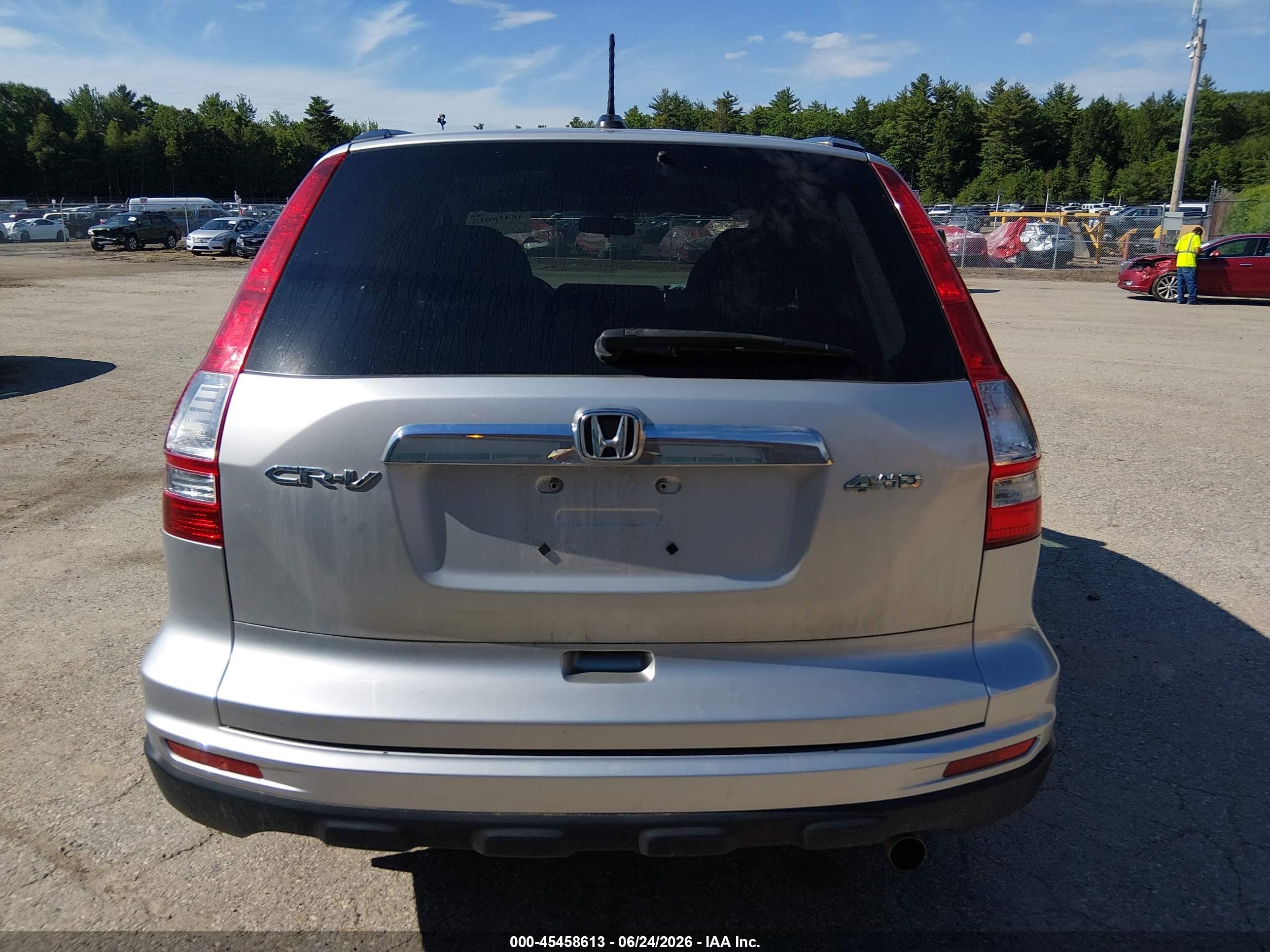 2011 Honda Cr-v Ex-l Silver vin: JHLRE4H72BC020353