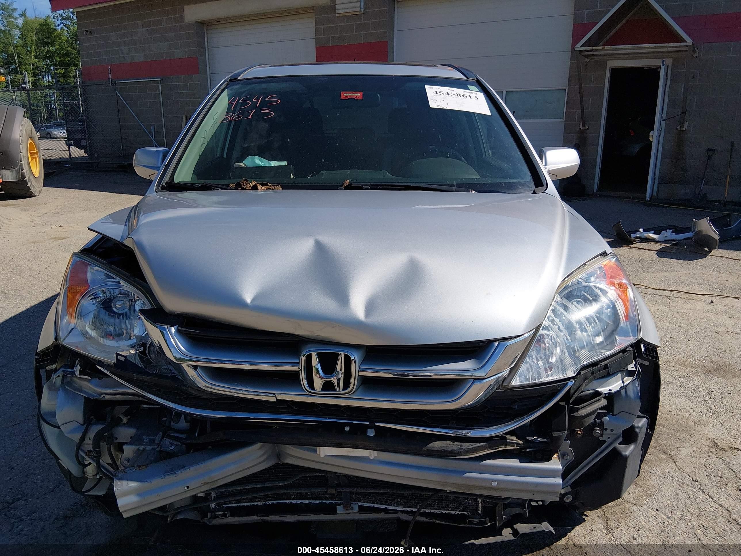 2011 Honda Cr-v Ex-l Silver vin: JHLRE4H72BC020353