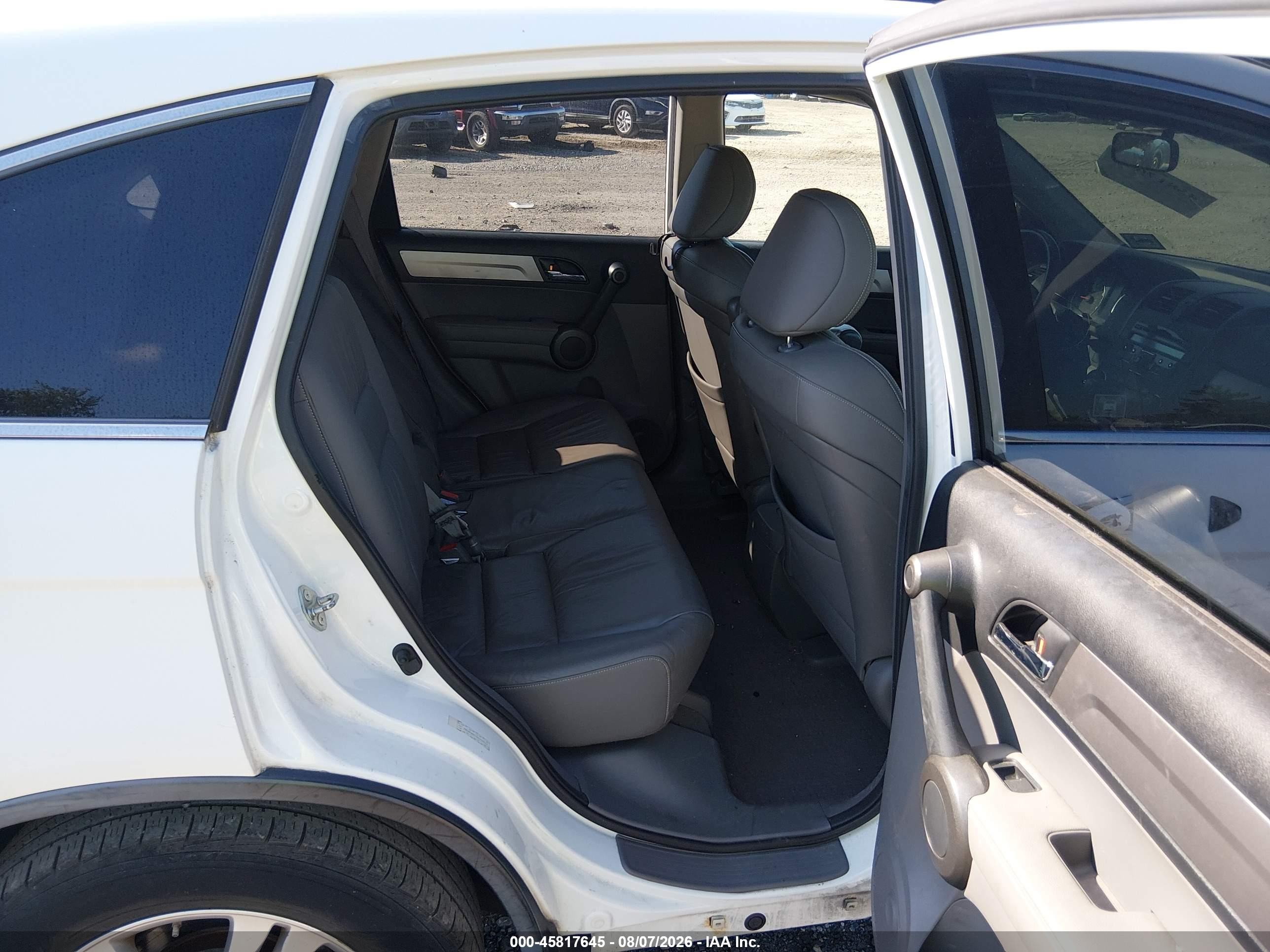 2011 Honda Cr-v Ex-l White vin: JHLRE4H72BC030123