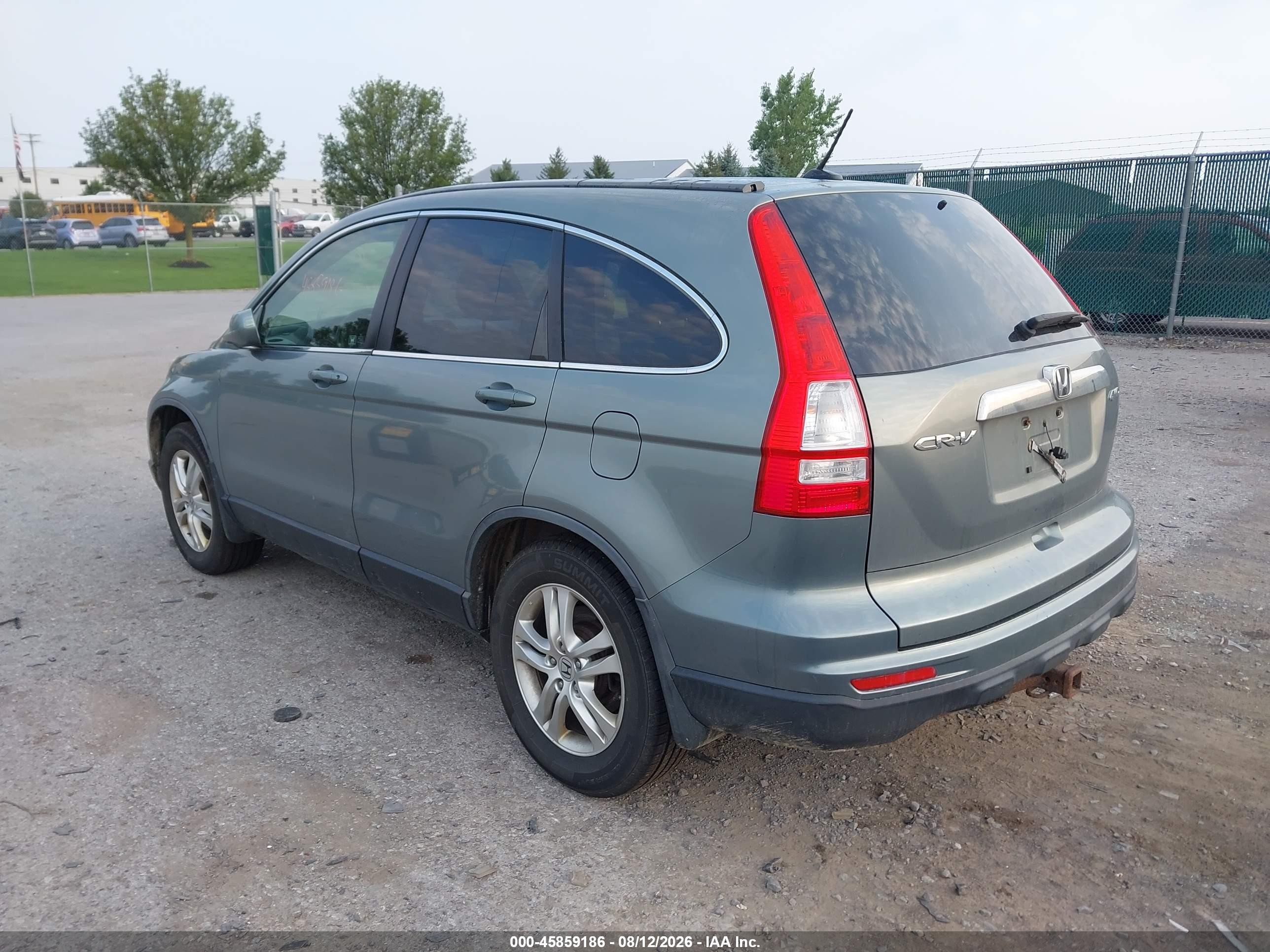 2011 Honda Cr-v Ex-l Green vin: JHLRE4H72BC030509