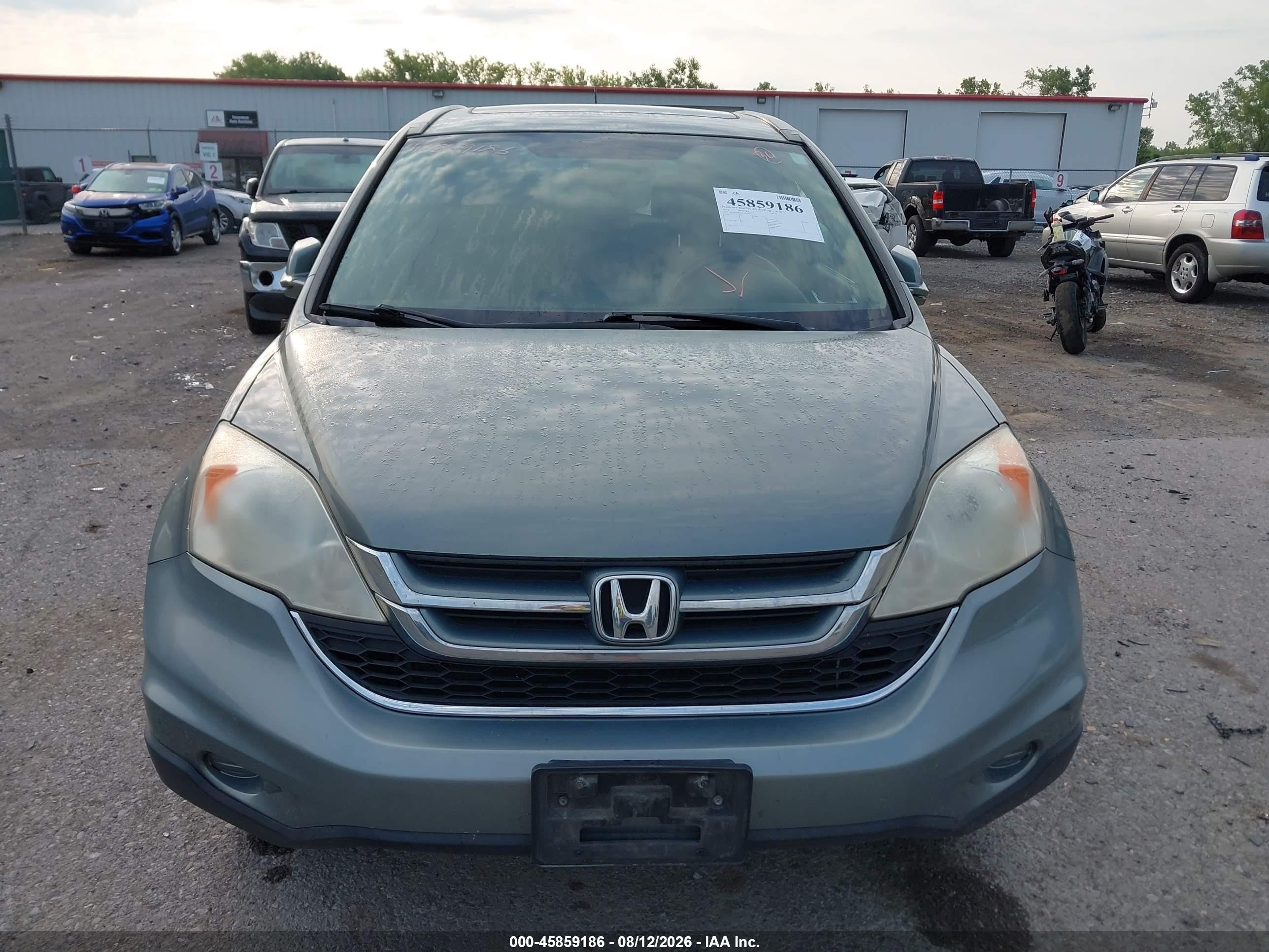 2011 Honda Cr-v Ex-l Green vin: JHLRE4H72BC030509