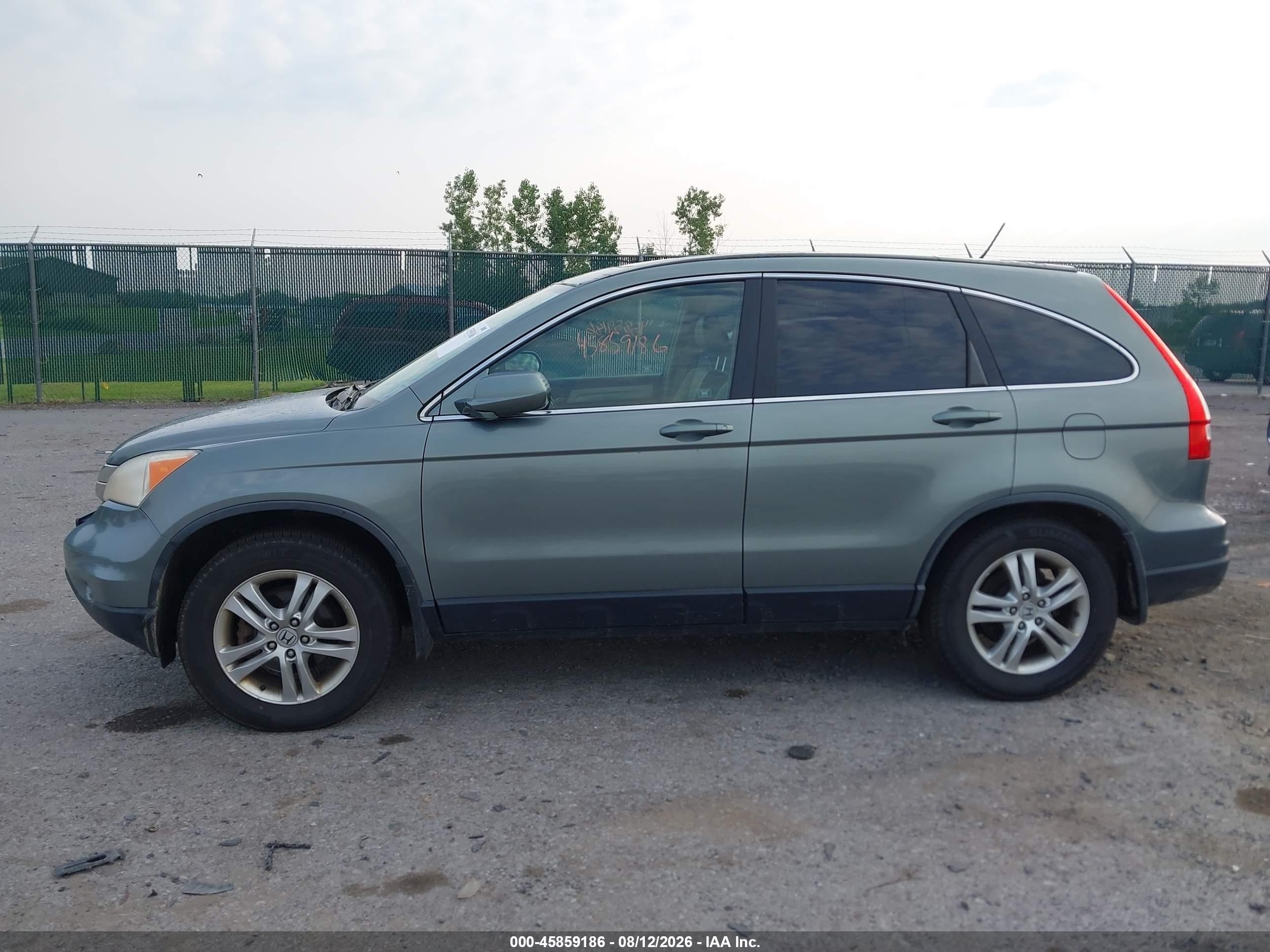 2011 Honda Cr-v Ex-l Green vin: JHLRE4H72BC030509