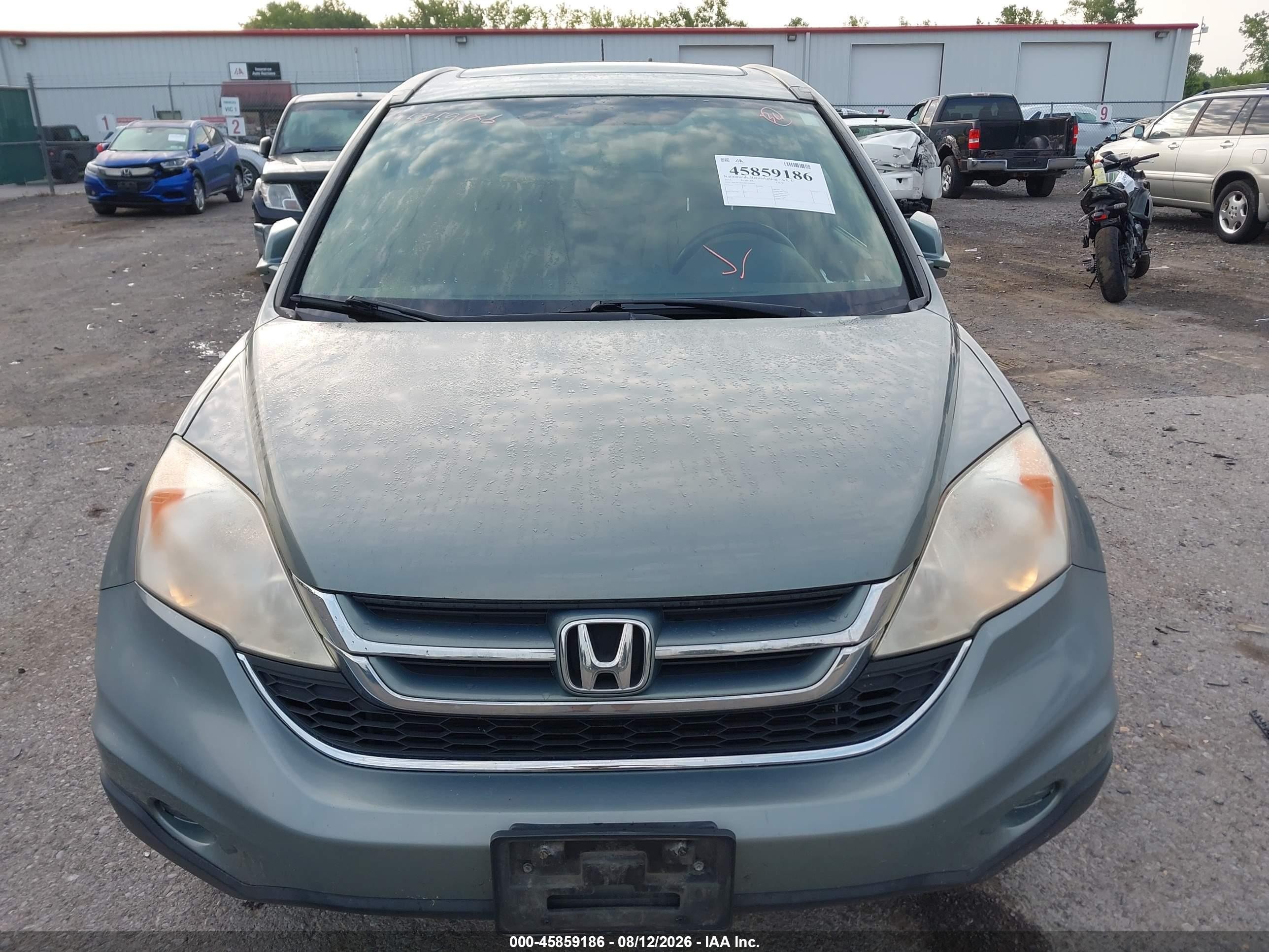 2011 Honda Cr-v Ex-l Green vin: JHLRE4H72BC030509