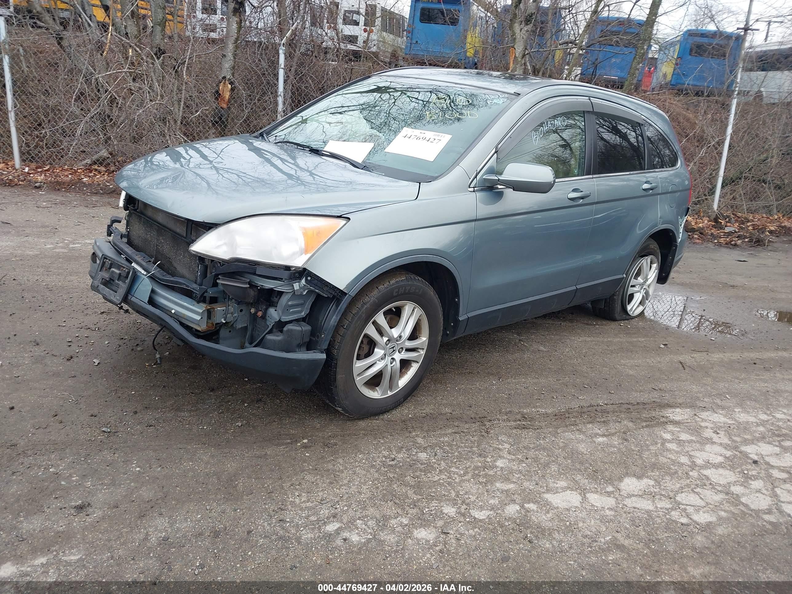 2010 Honda Cr-v Ex-l Green vin: JHLRE4H73AC008176