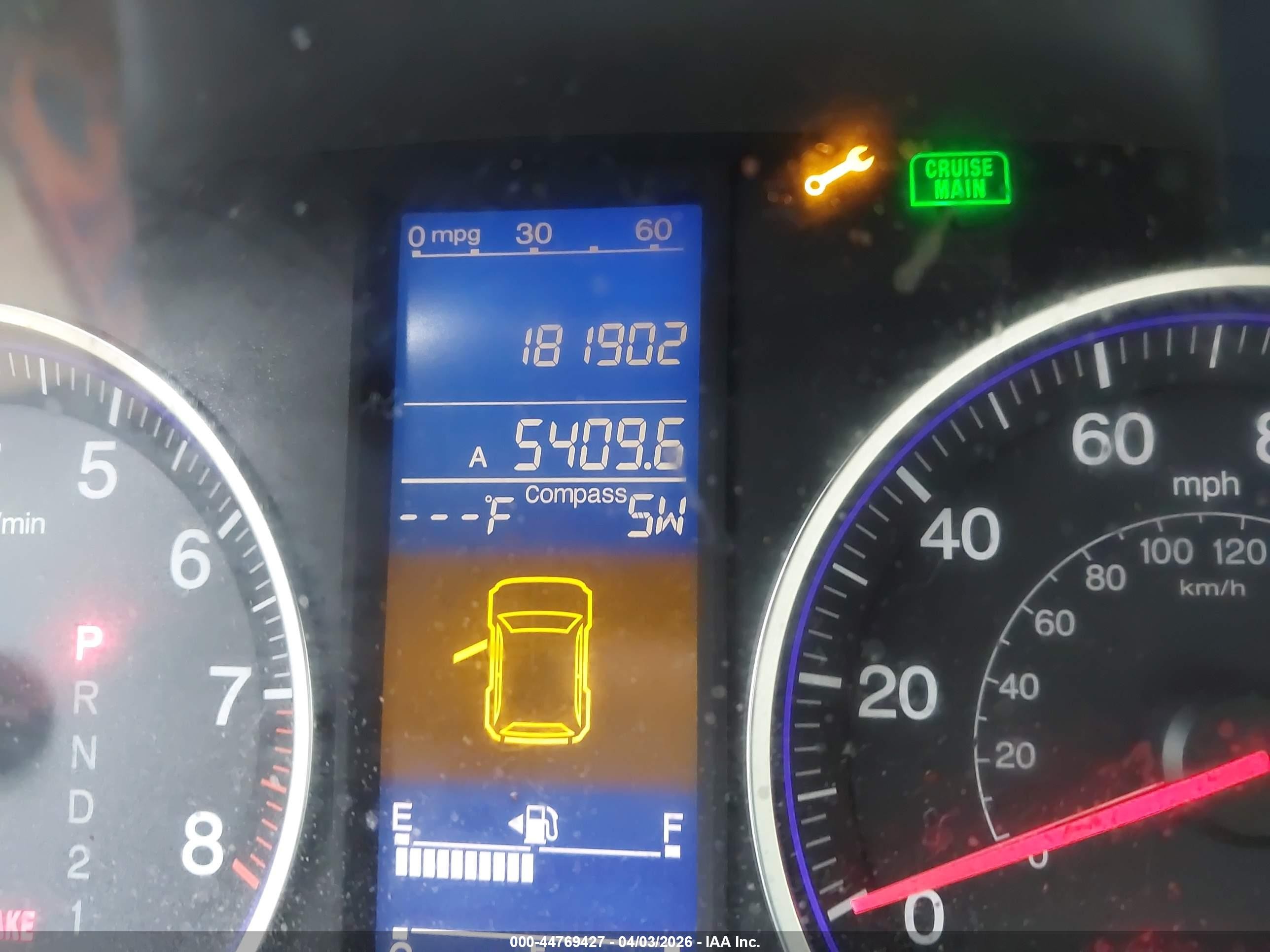 2010 Honda Cr-v Ex-l Green vin: JHLRE4H73AC008176